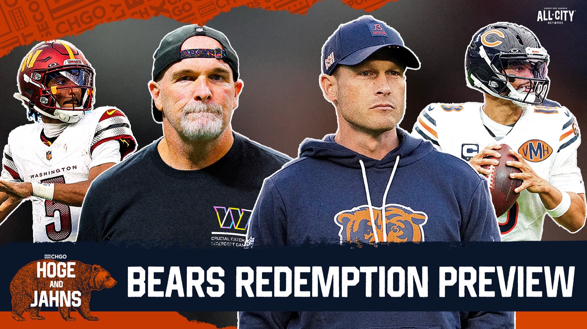 Bears-Commanders PREVIEW: Caleb vs Jayden, Hail Mary Redemption + Predictions
