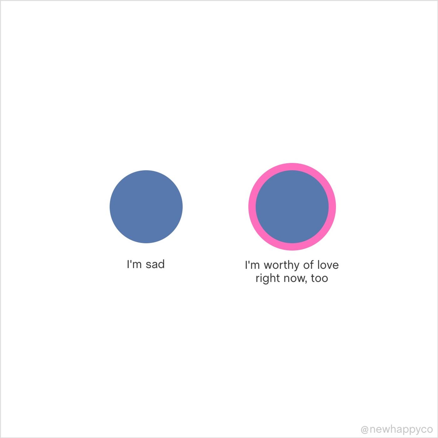 You are worthy no matter what you feel