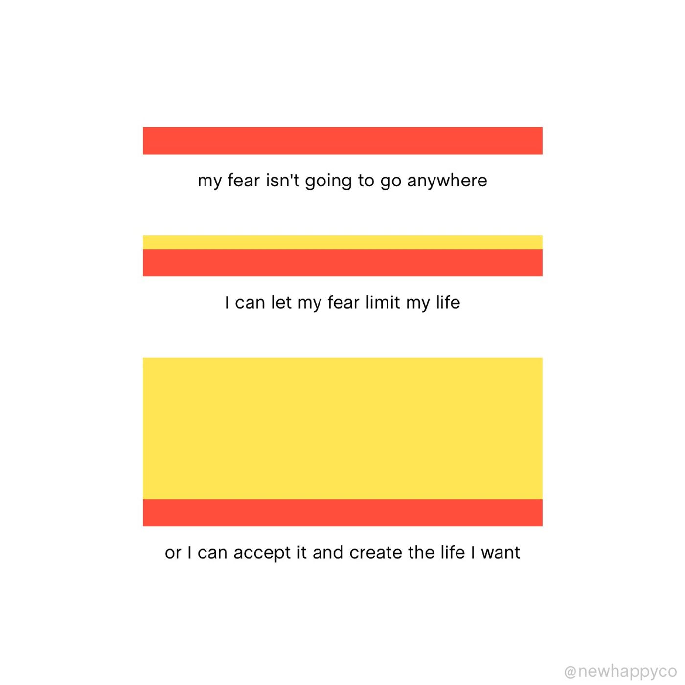 Your fear is a good sign