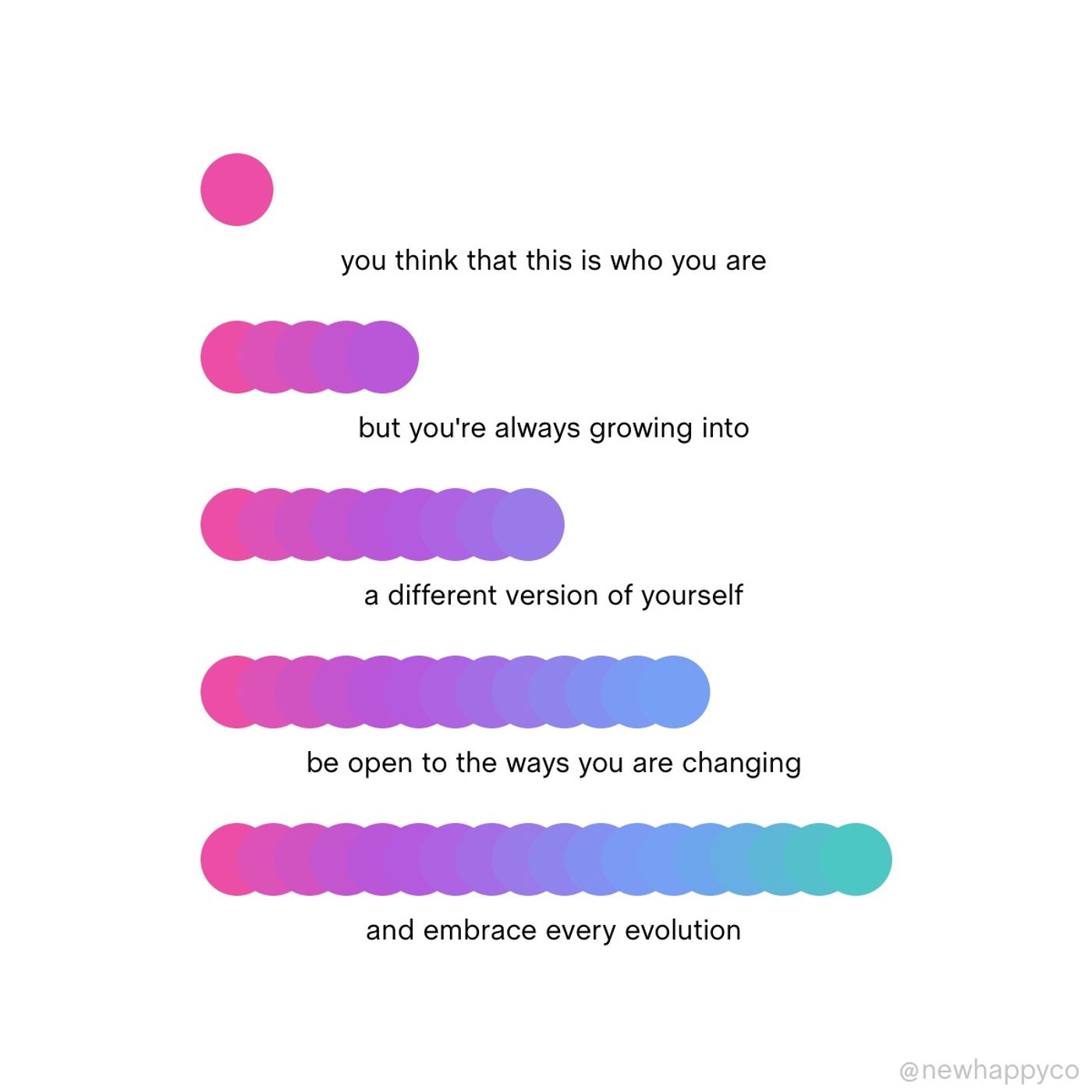 You're in motion