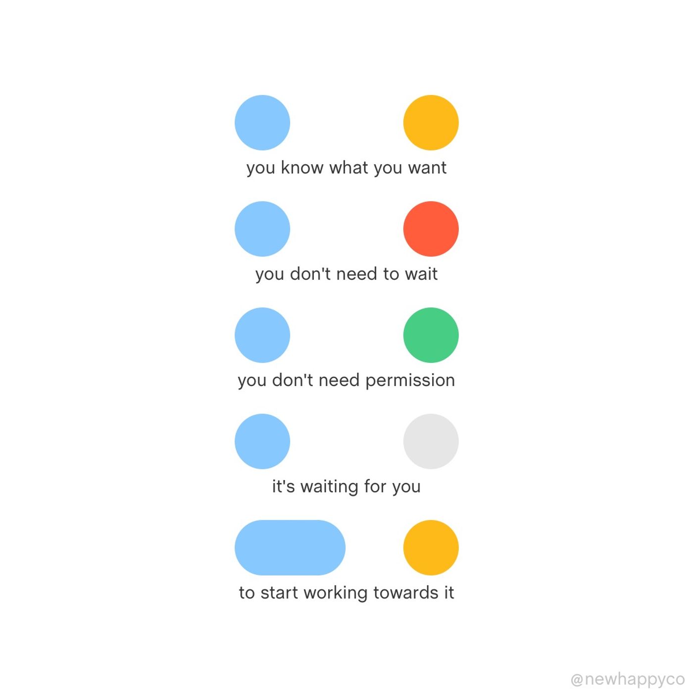 Give yourself a green light