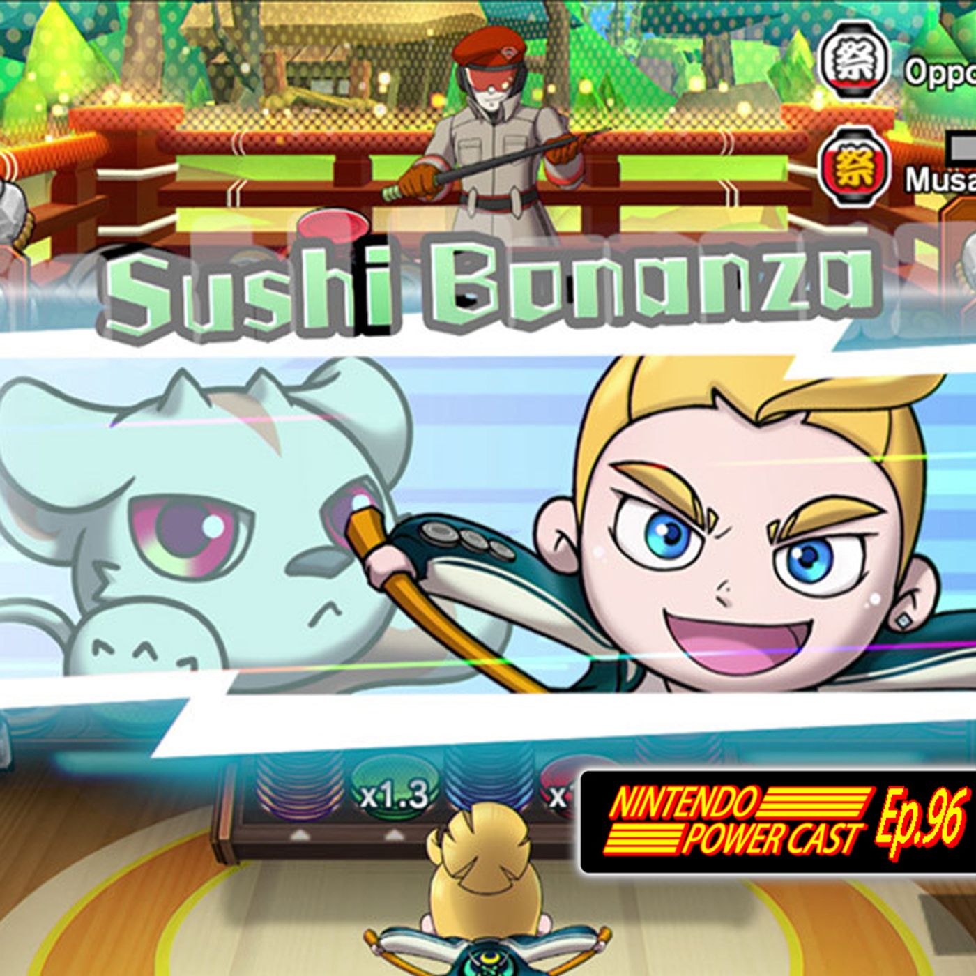 Sushi Striker Demo, Mario Tennis Aces Demo, Nintendo Power Cast Ep.96 episode artwork