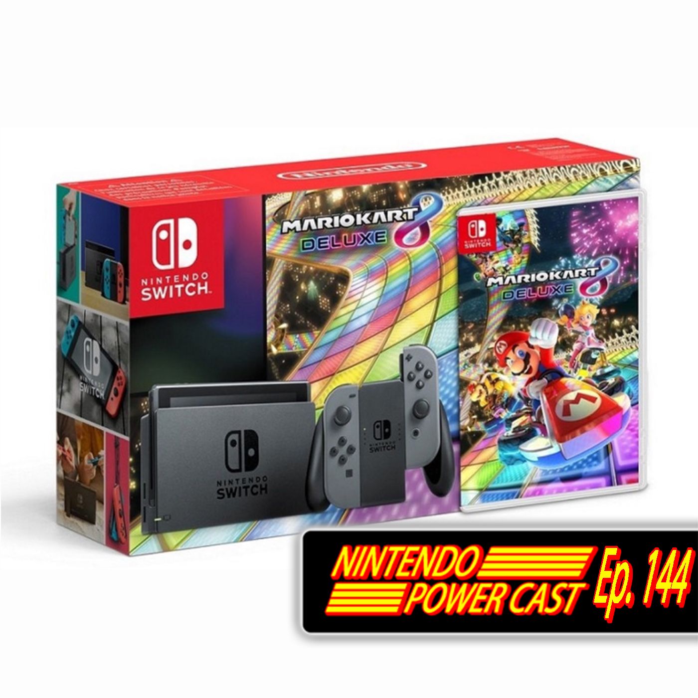 Mario Kart 8 Holiday Bundle, Youtube on Switch, Nintendo Podcast. NPC. 144 episode artwork