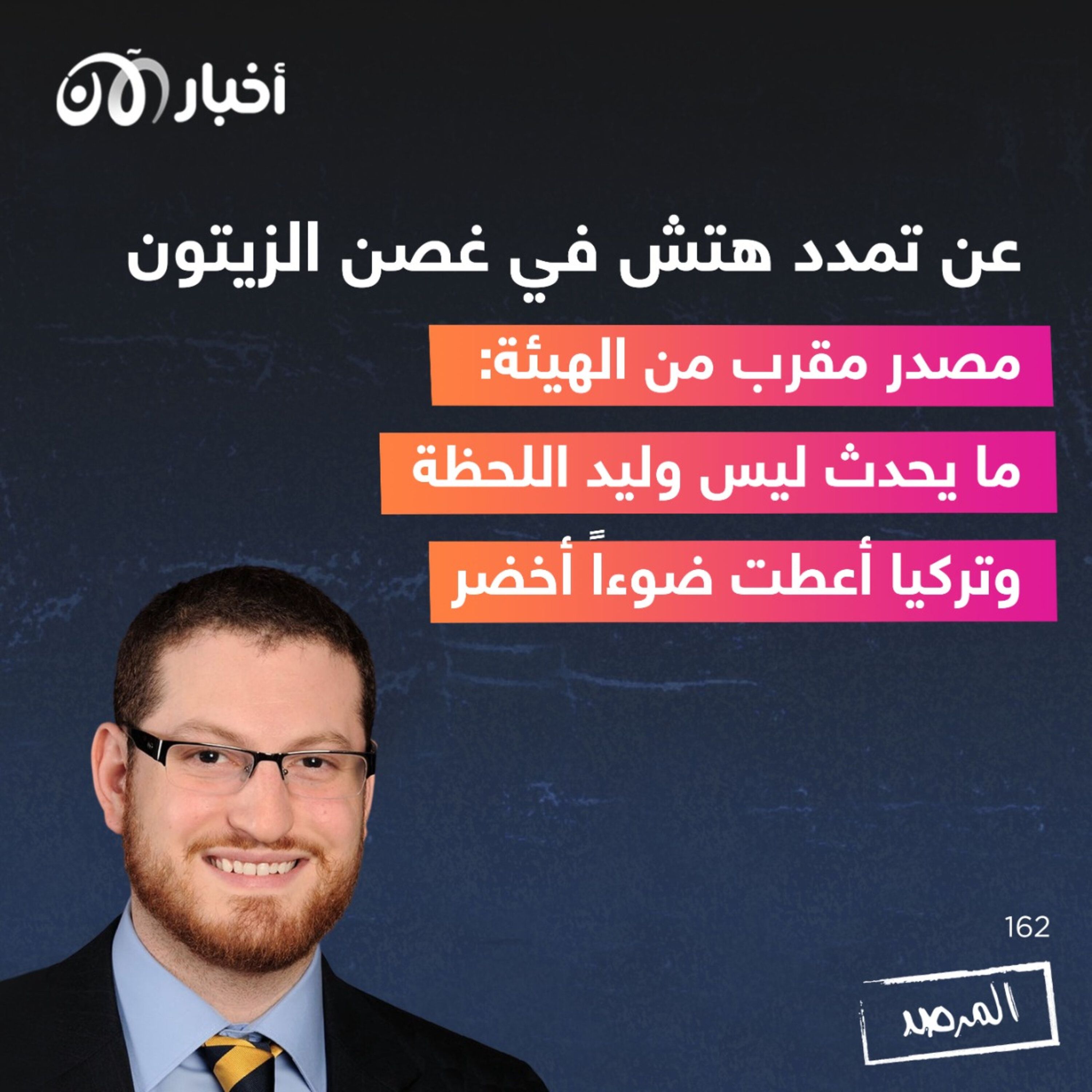 المرصد ١٦٢: عن تمدد هتش في غصن الزيتون مصدر مقرب من الهيئة: ما يحدث ليس وليد اللحظة وتركيا أعطت ضوءاً أخضر episode artwork
