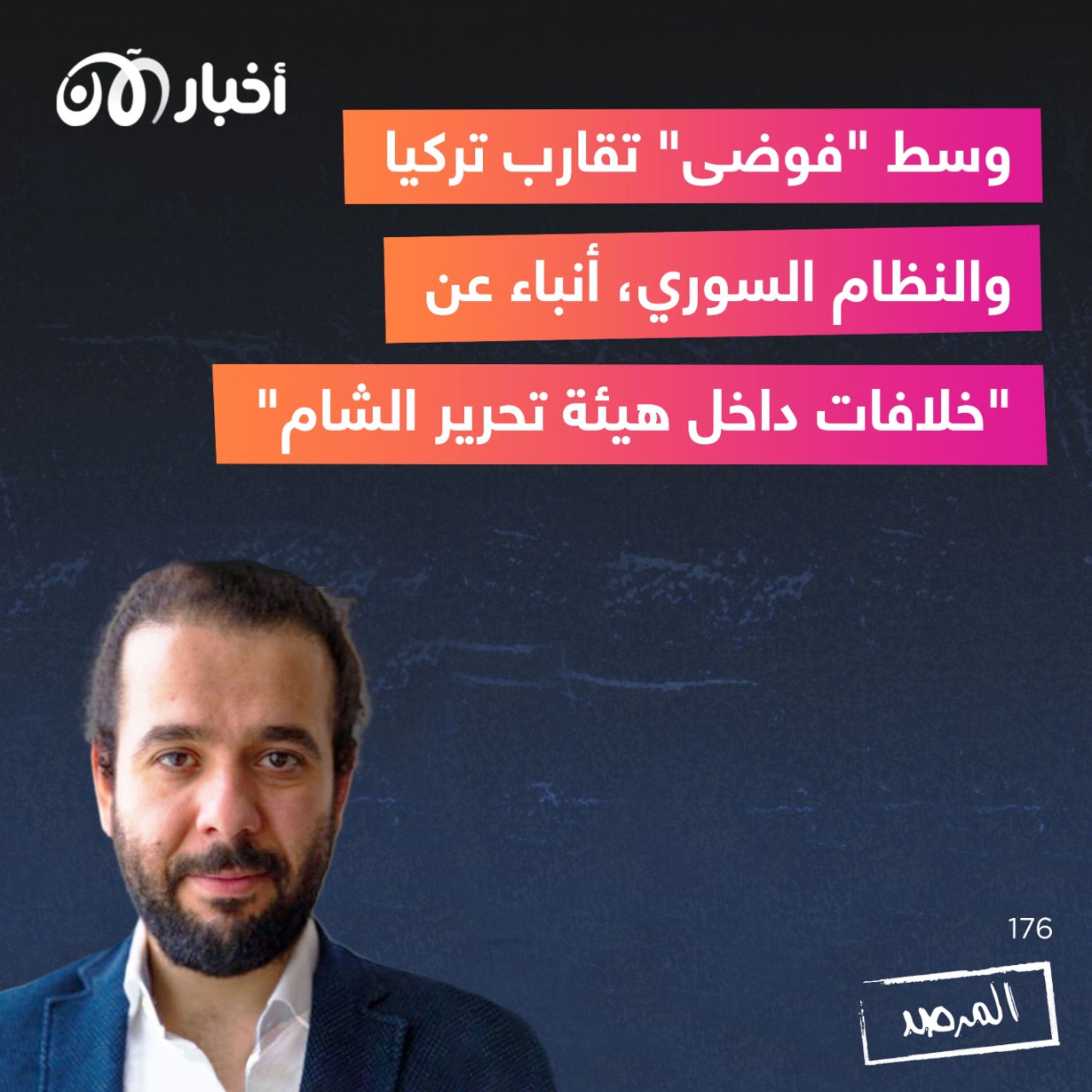 المرصد ١٧٦: وسط ”فوضى“ تقارب تركيا والنظام السوري، أنباء عن ”خلافات داخل هيئة تحرير الشام episode artwork