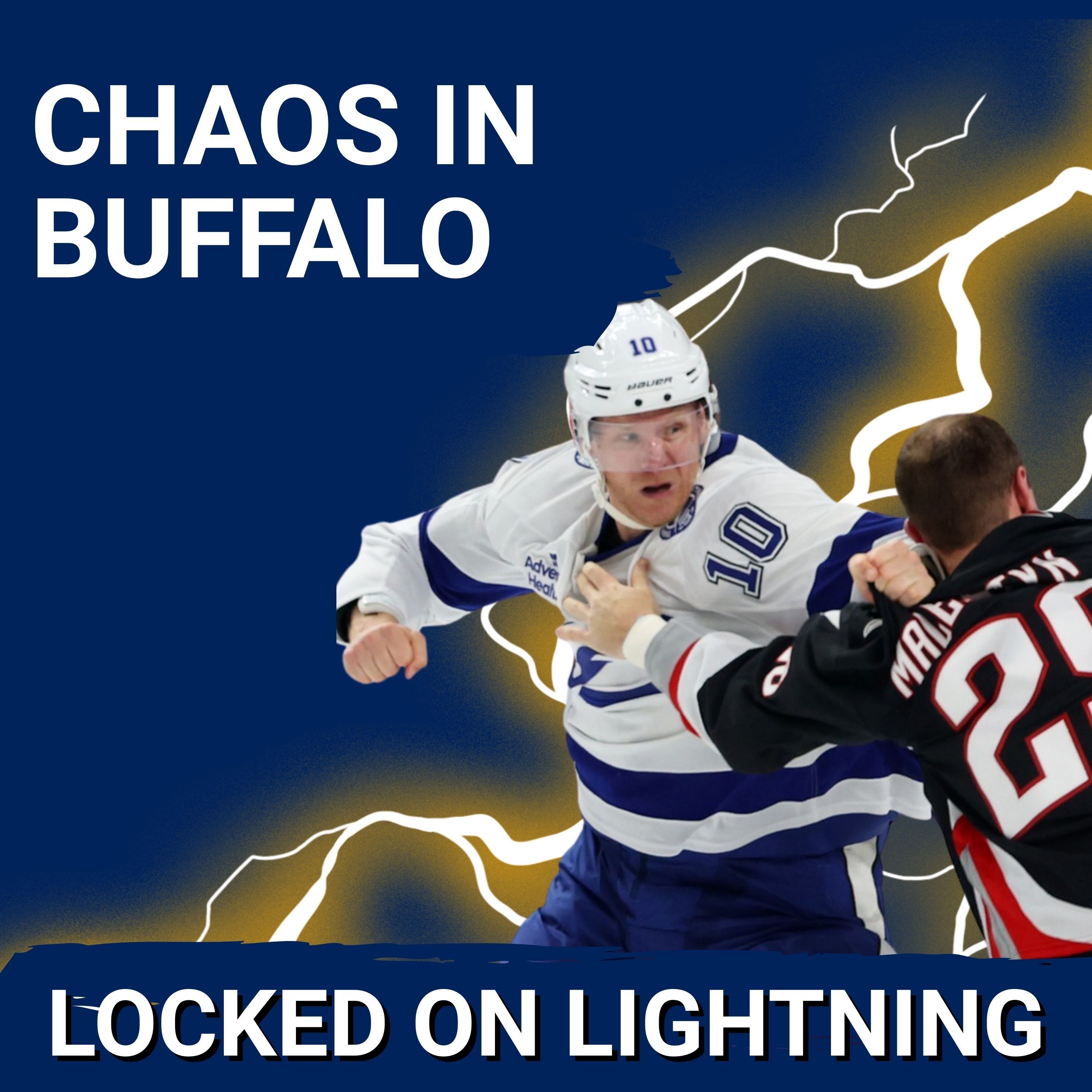 CHAOS: Tampa Bay Lightning FUMBLE Division Lead in INSANE 8-7 Loss to Sabres | Time For Concern? — Locked On Lightning - Daily Podcast On The Tampa Bay Lightning cover