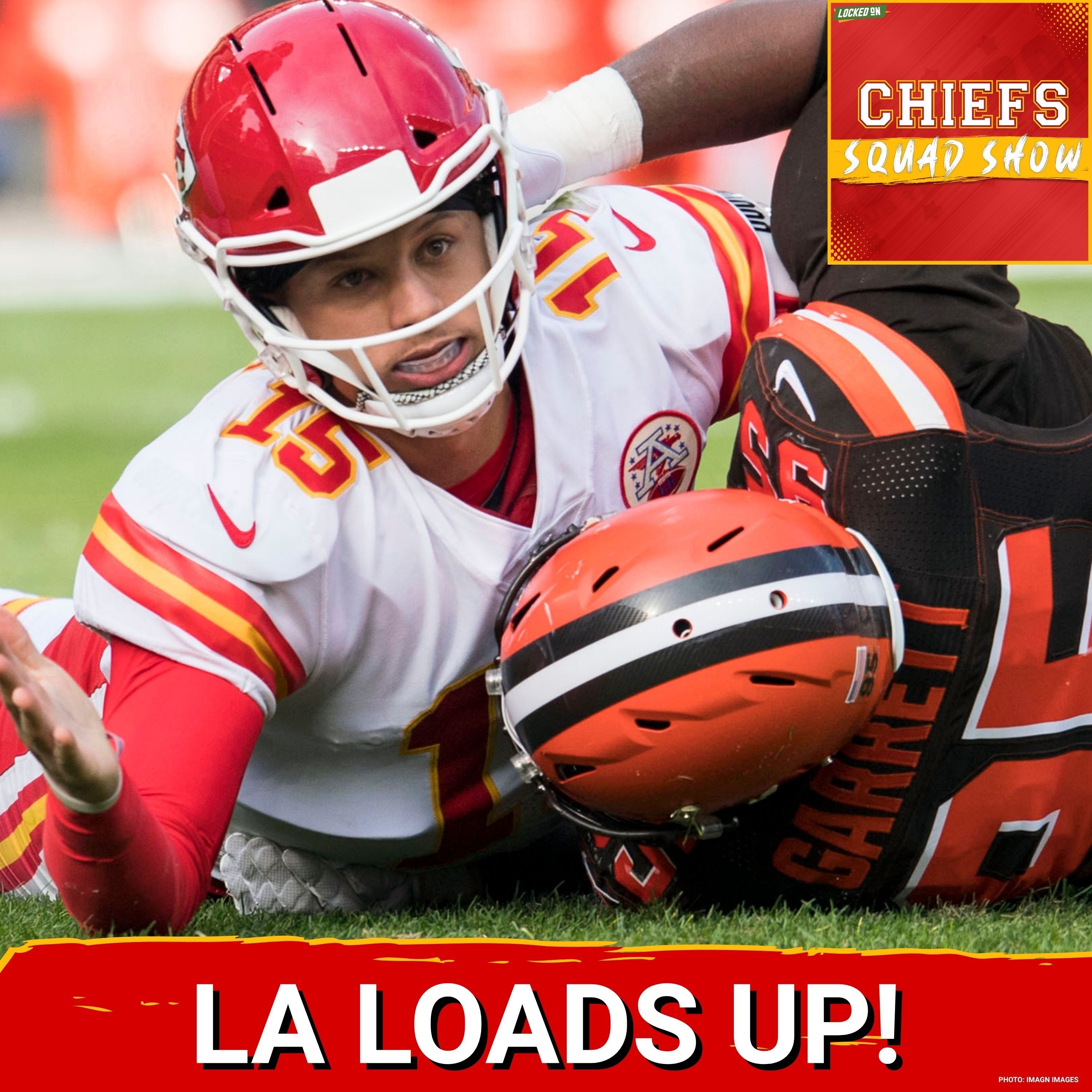 CHIEFS SQUAD SHOW: Are Kansas City Chiefs LOOKING UP at Los Angeles Rams after Myles Garrett TRADE!?