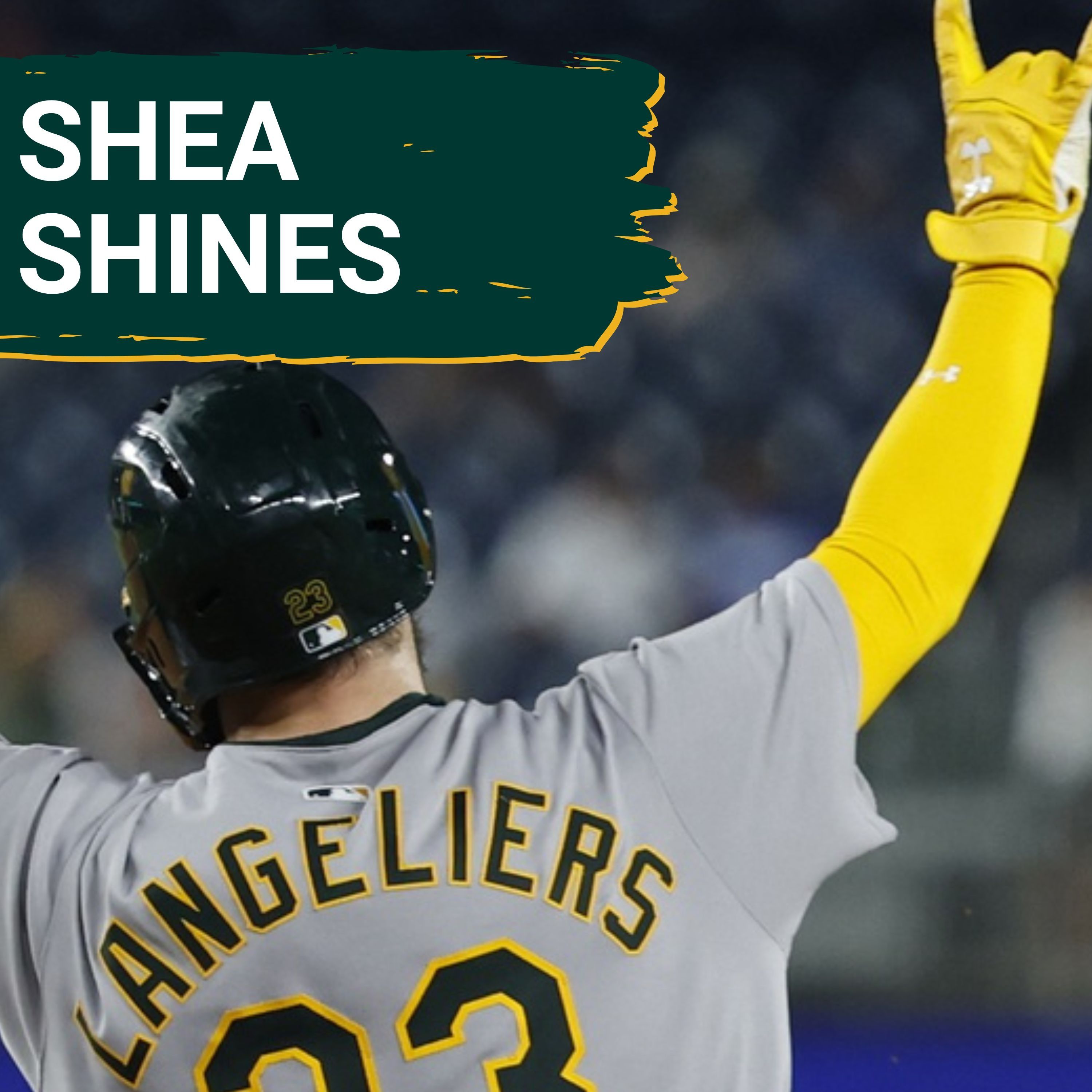 SHEA SHINES: A's Stun Nats 16-7 Behind Langeliers' Power Surg
