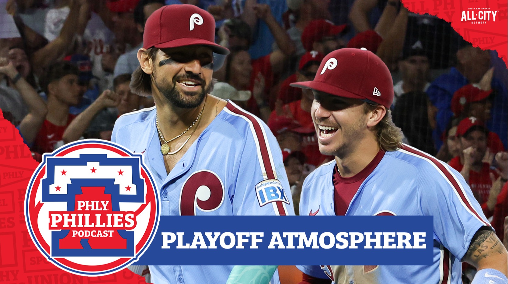 PHLY Phillies Podcast | Marsh, Castellanos, Phillies complete comeback over Braves in Playoff-type atmosphere at CBP