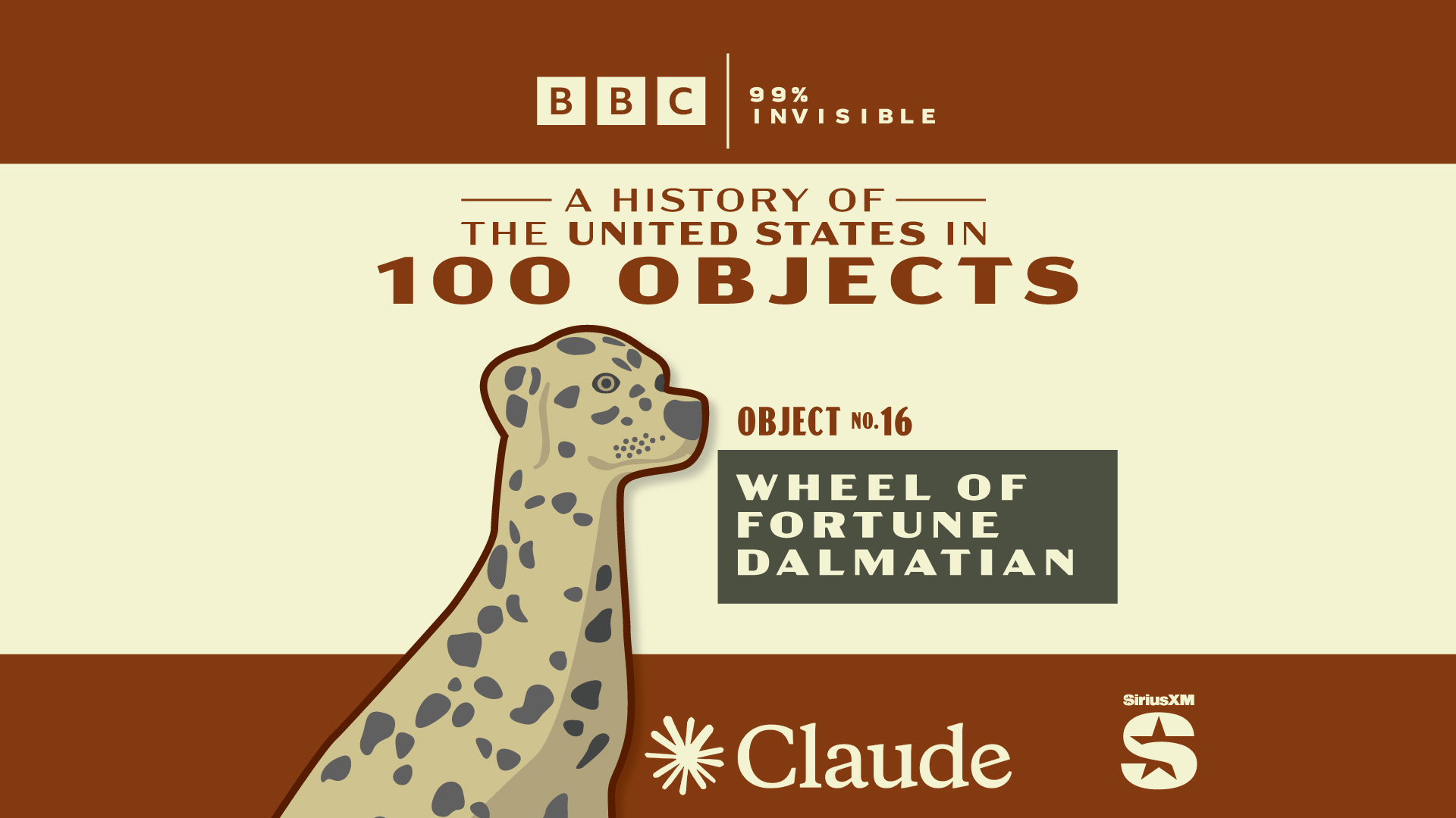 100 Objects #16: Wheel of Fortune Dalmatian