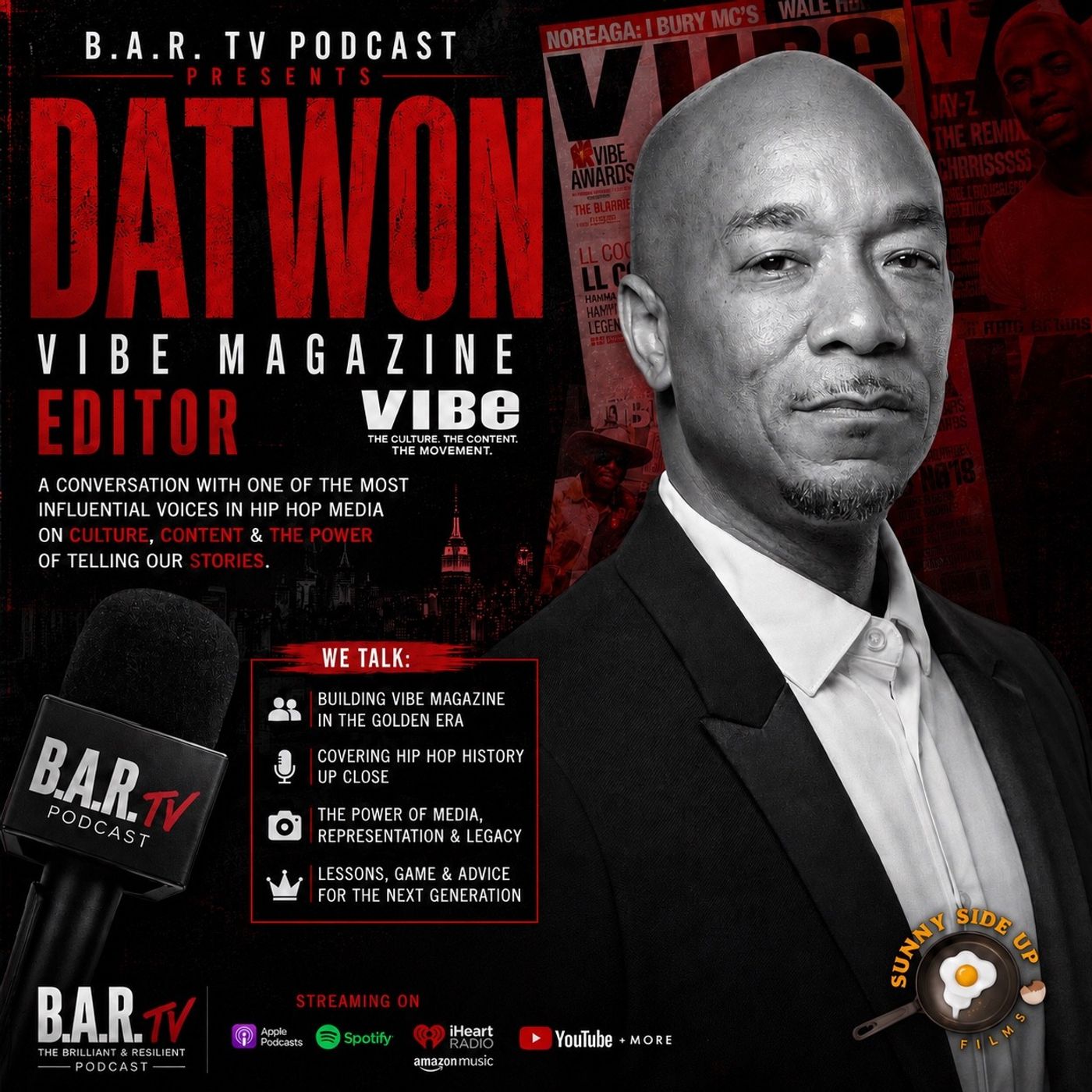 Datwon Thomas “Mount Rushmore of Media” series episode artwork