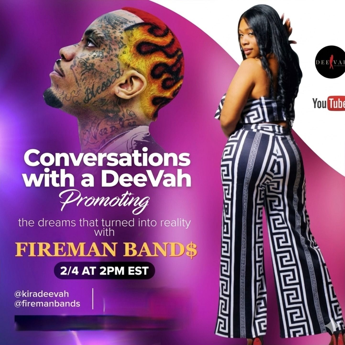 Kira DeeVah Interviews Fire Man Bands | Exclusive Music Interview & Artist Spotlight Part2