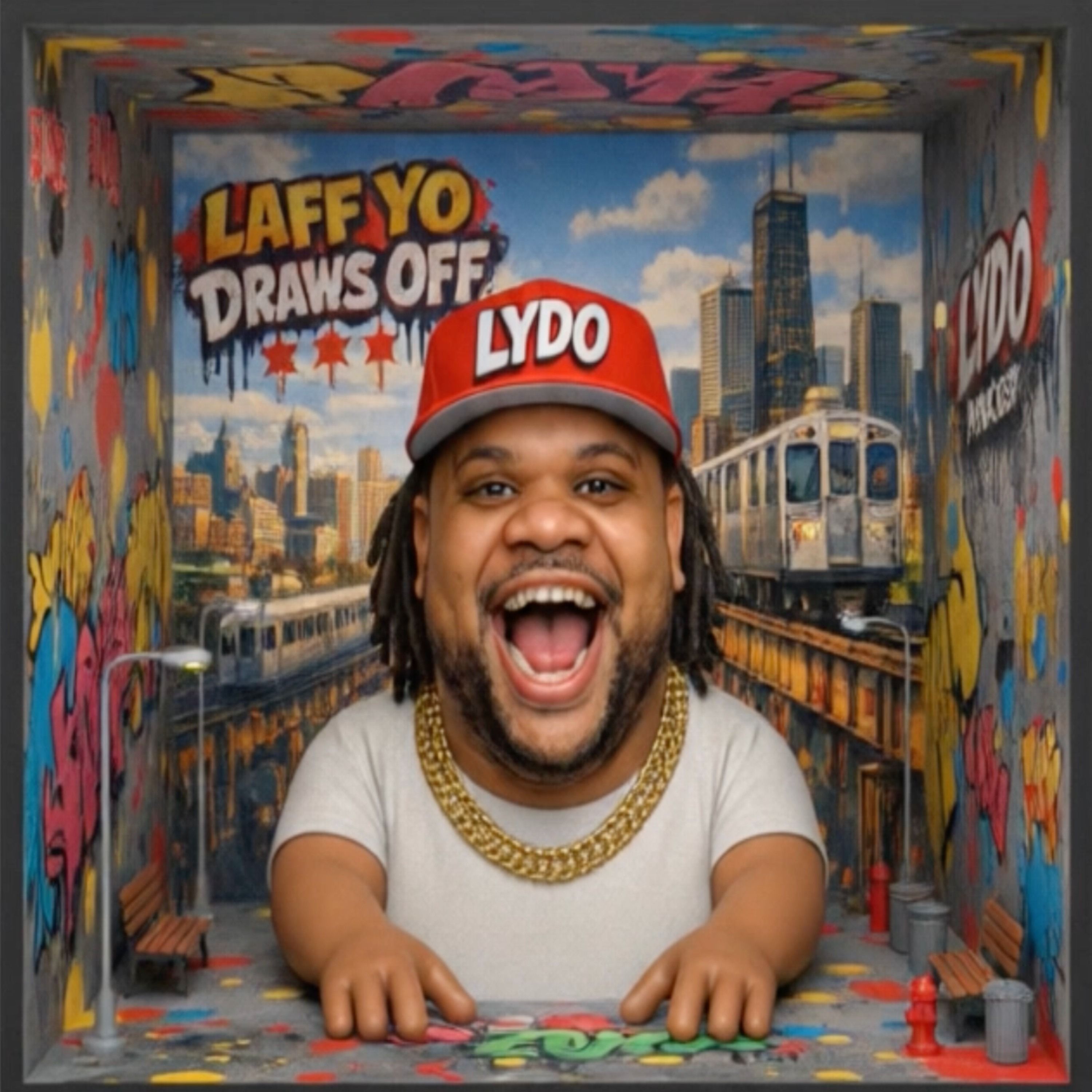 LAFF YO DRAWERS OFF EPISODE #16 - Kelvin Wayne—the fearless host of Laff Yo’ Drawers Off and a bold voice of Chicago’s conscience—pulls up for a raw, unfiltered conversation with lyric queen DeLaFaye episode artwork
