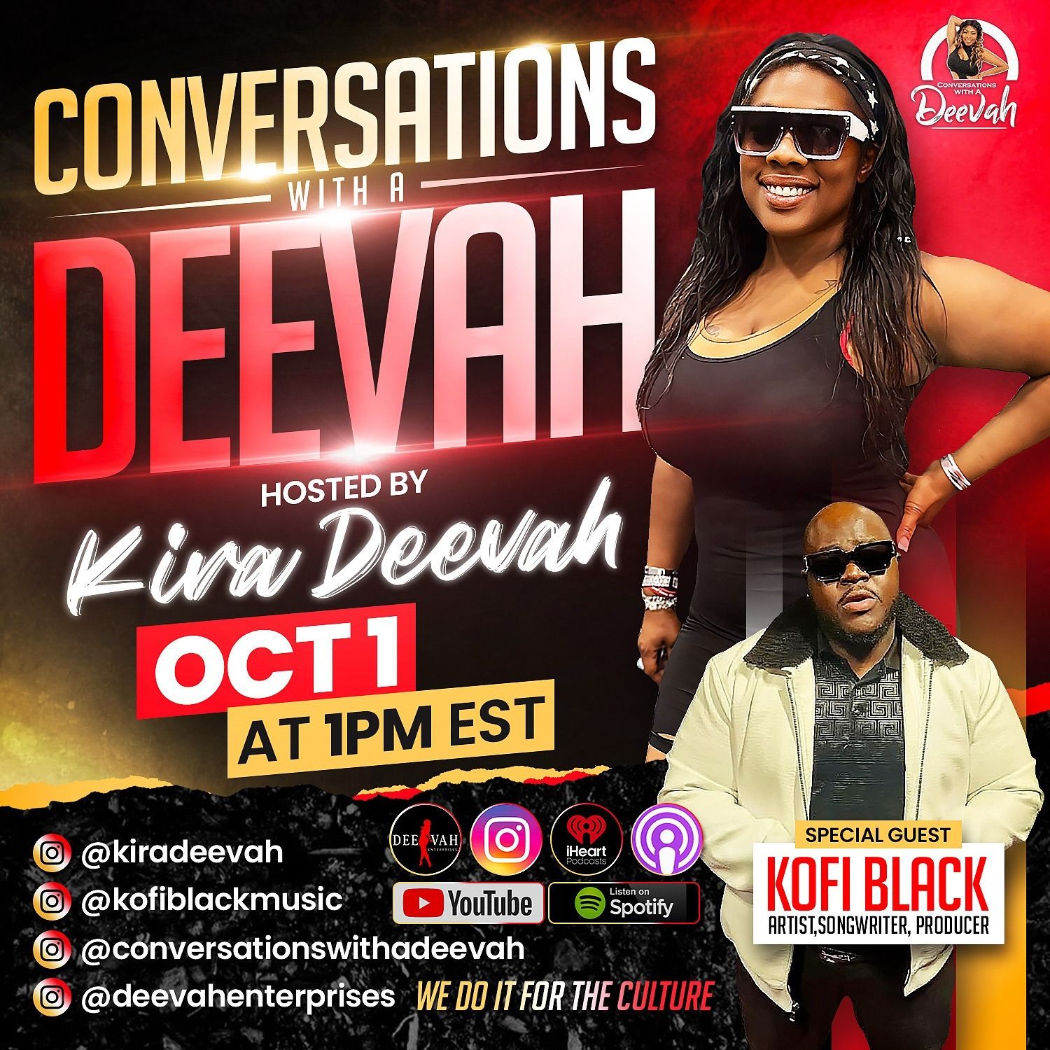 🎤 Kira DeeVah Interviews Kofi Black | Real Talk, Grind & Rising Star Energy 🎤 episode artwork