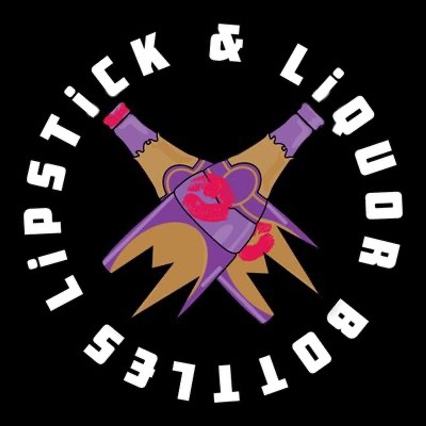 Lipstick And LiquorBottles