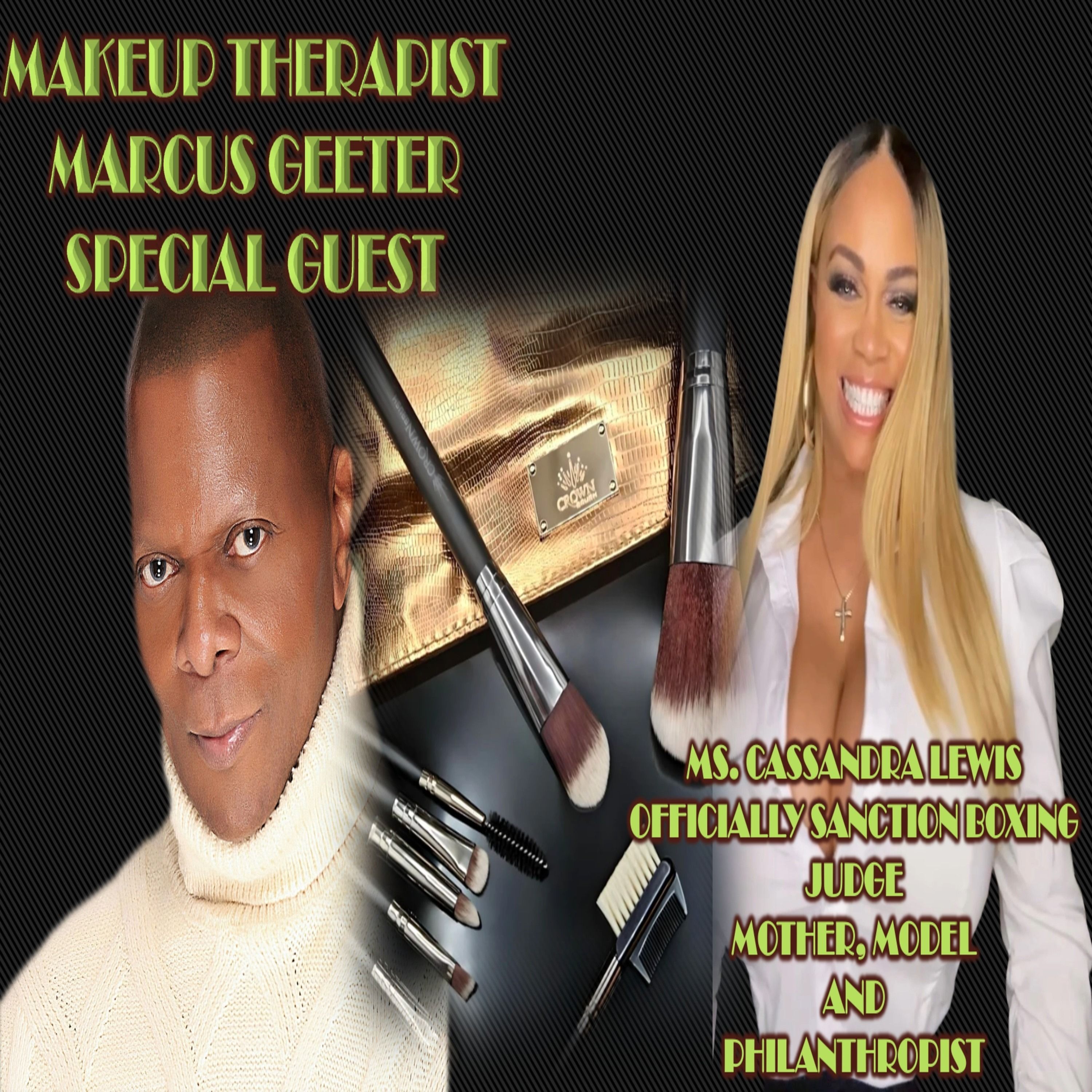 GET TO KNOW ME - MARCUS GEETER - CELEBRITY MAKEUP THERAPIST TEACHING LISTENERS HOW TO LOVE THE SKIN YOU'RE IN episode artwork