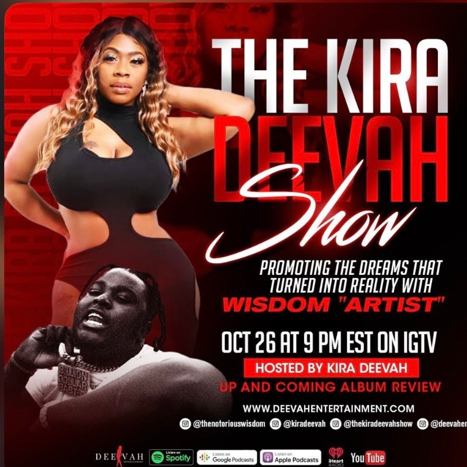 Kira DeeVah Interviews Wisdom (Rapper) 🎤 episode artwork