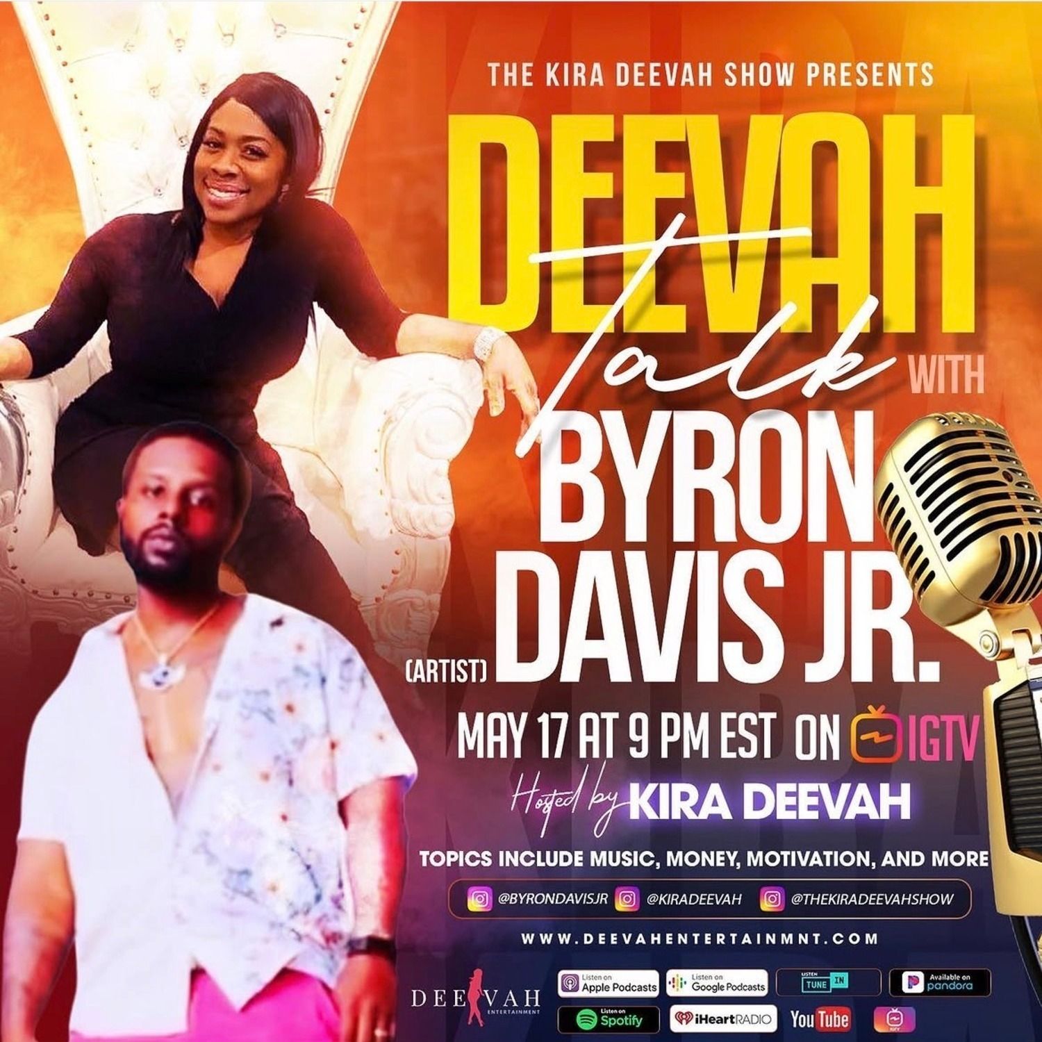 🎤 Kira DeeVah Interviews Byron Davis Jr episode artwork