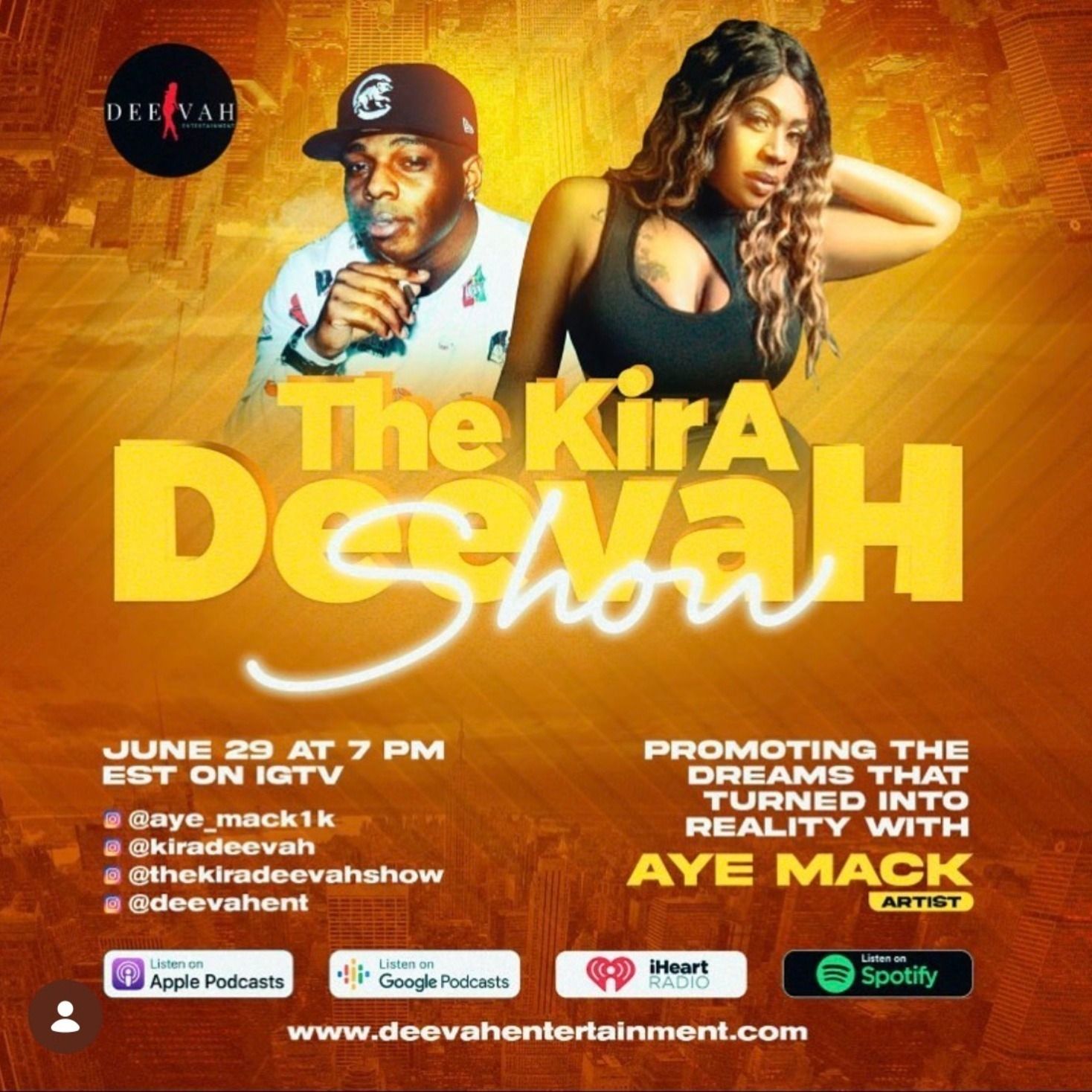 🎤 Kira DeeVah Interviews Aye Mack 🎤