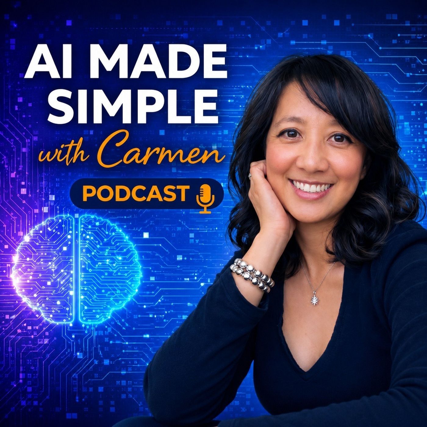 AI Made simple with carmen podcast artwork