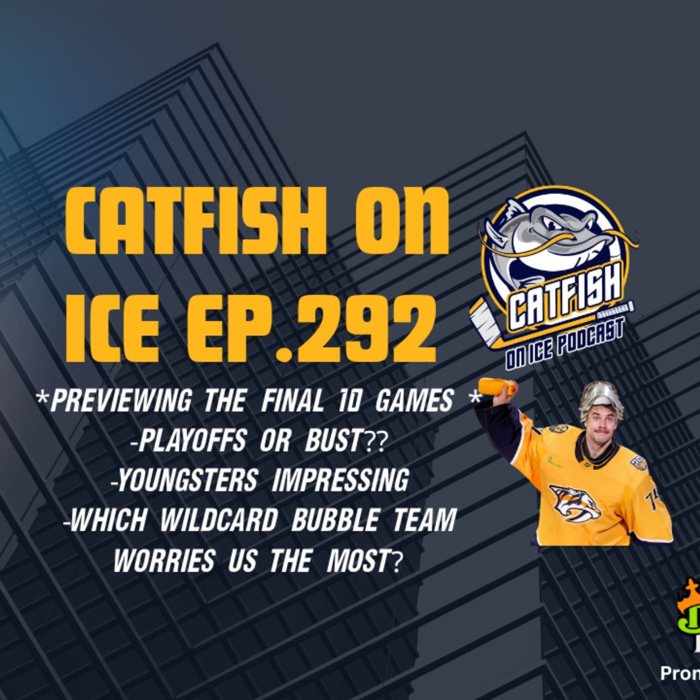 #292- Previewing Final 10 Games for Nashville Predators as they cling onto Playoff Spot