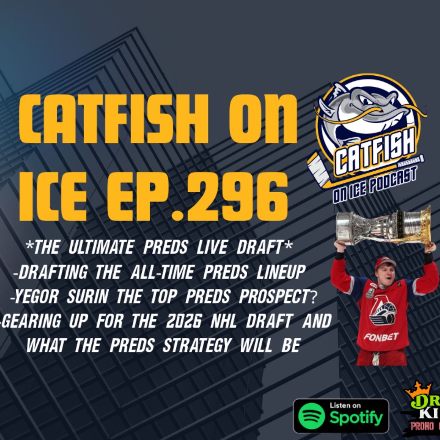 #296- Nashville Predators Ultimate All-Time Live Draft, GM Search Heats Up, Prospects We're Most Excited About