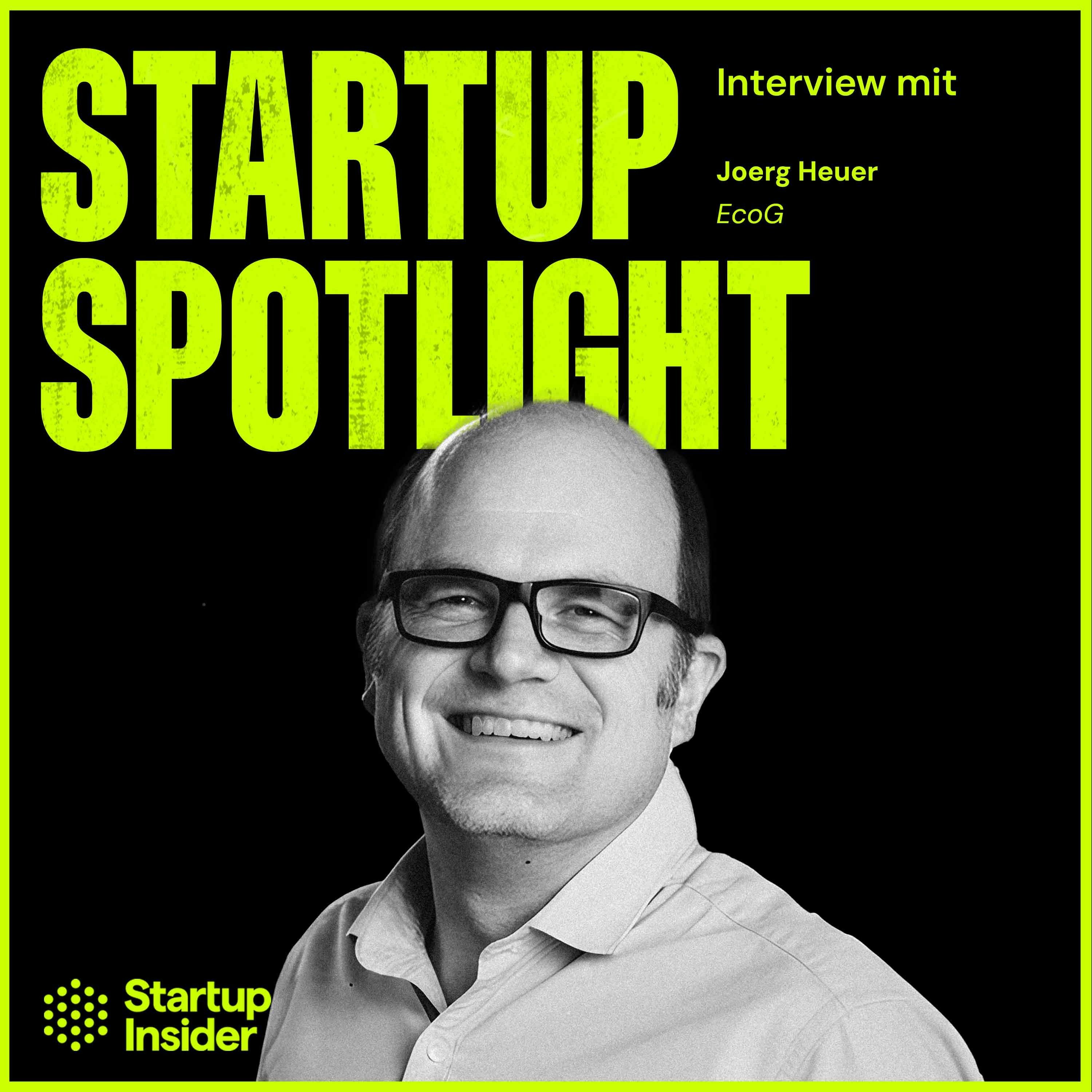 EcoG Series B: 80% CO2-Reduktion durch Software statt Hardware – Jörg Heuer (EcoG)