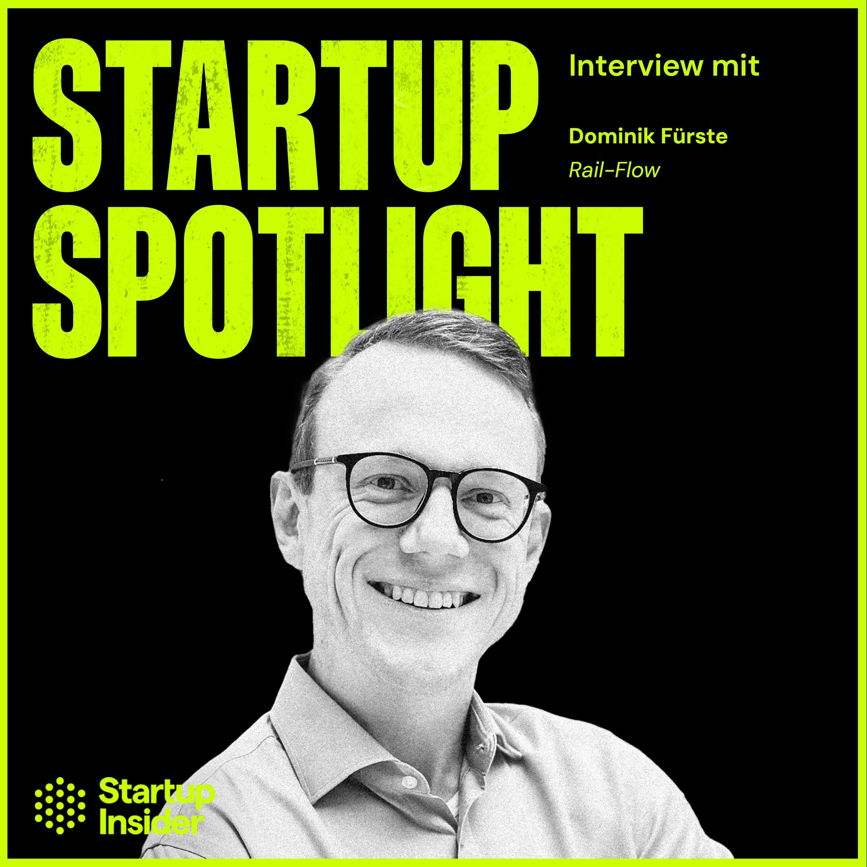 "Wir sind 30 Jahre hintendran": Rail-Flow holt 12,5 Mio. € für Bahnlogistik – Dominik Fürste "Wir sind 30 Jahre hintendran": Rail-Flow holt 12,5 Mio. € für Bahnlogistik – Dominik Fürste