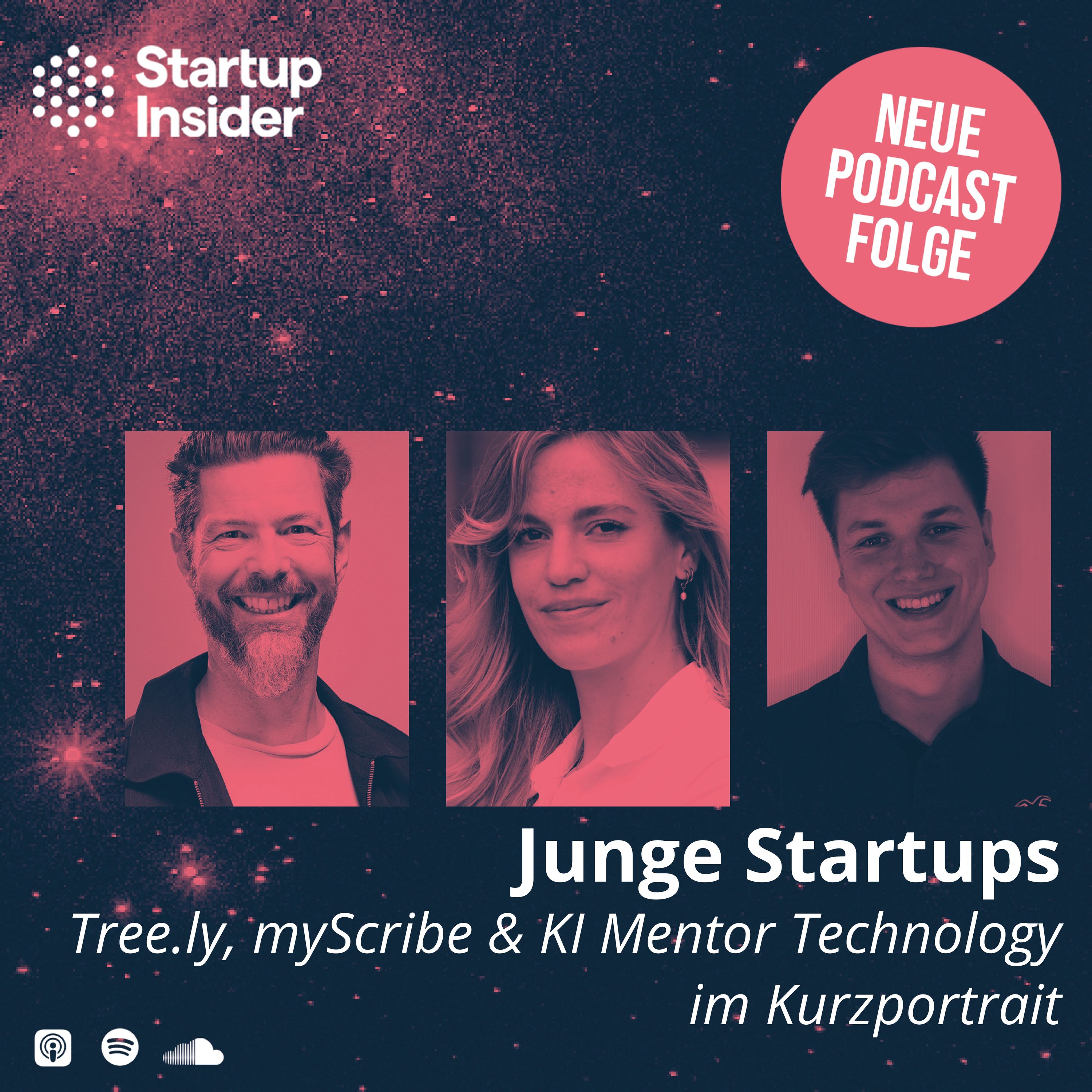 Junge Startups – Tree.ly, myScribe & KI Mentor Technology