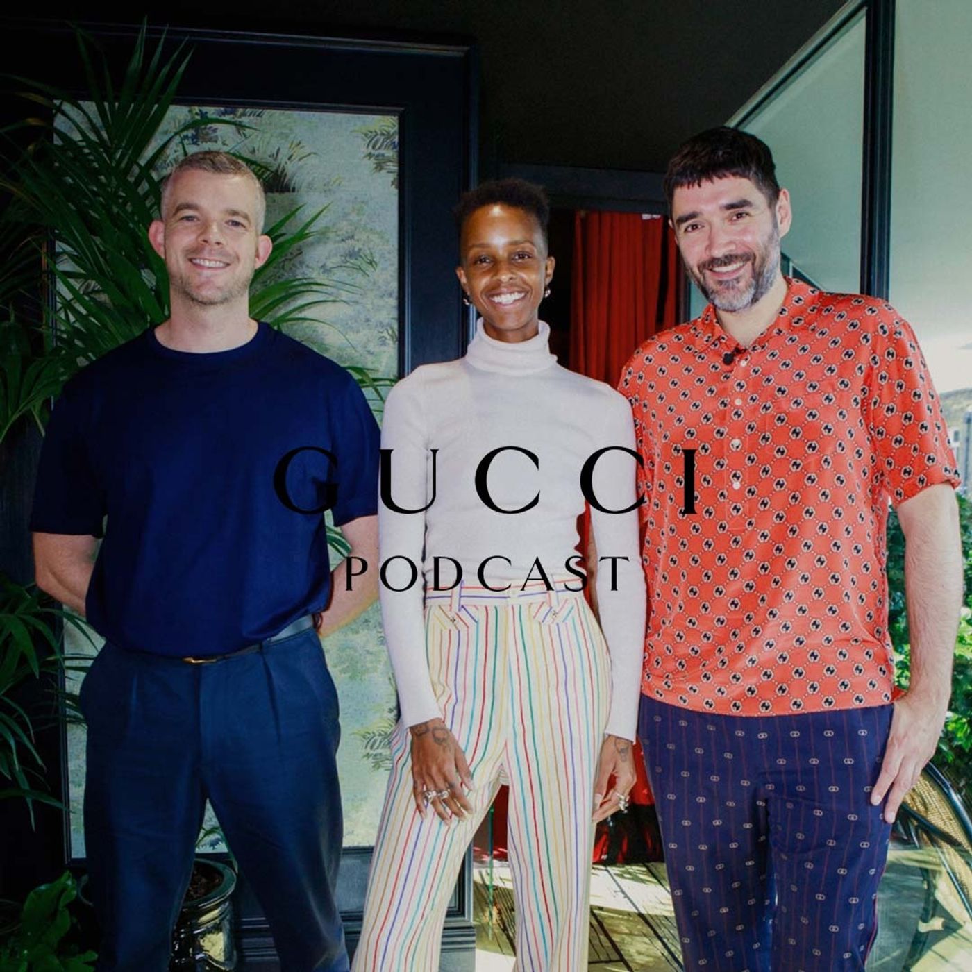 Talk Art’s Russell Tovey and Robert Diament meet Ronan Mckenzie inside Gucci Circolo Shoreditch.