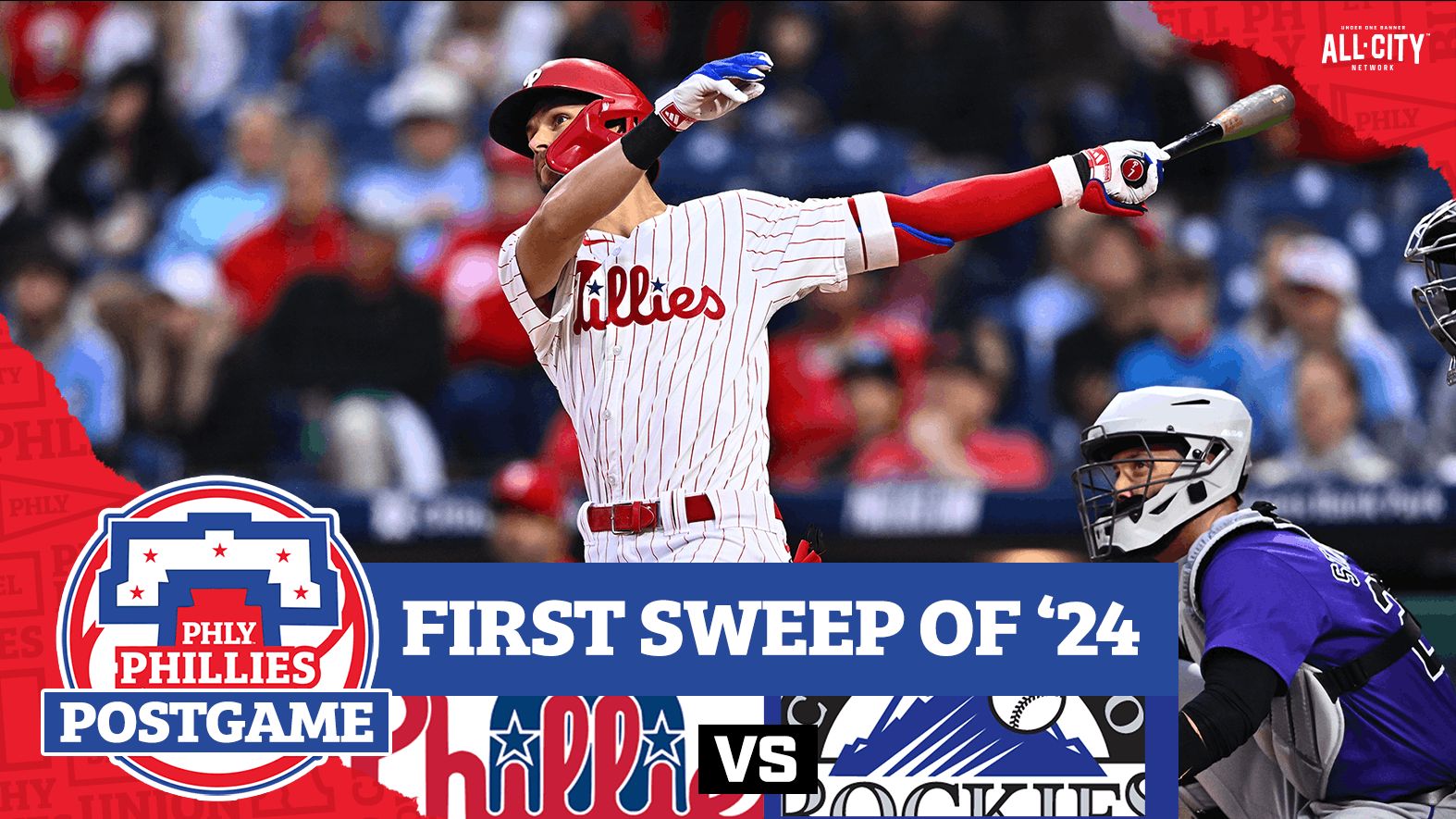PHLY Phillies Podcast | Kyle Schwarber, Trea Turner go back-to-back, Phillies hold on in ninth to sweep Colorado Rockies