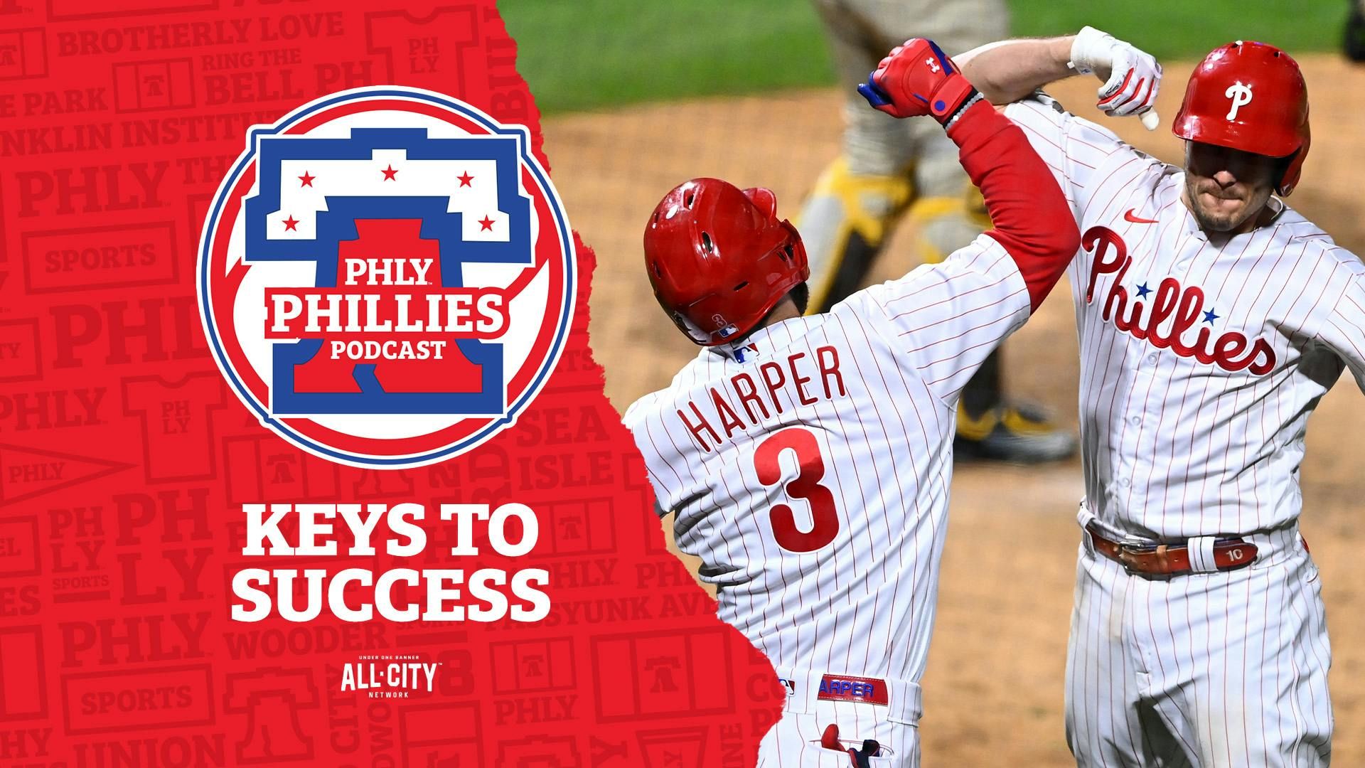 PHLY Phillies Podcast | What are early keys to Bryce Harper, Phillies getting back to World Series? | Phillies Top LFers
