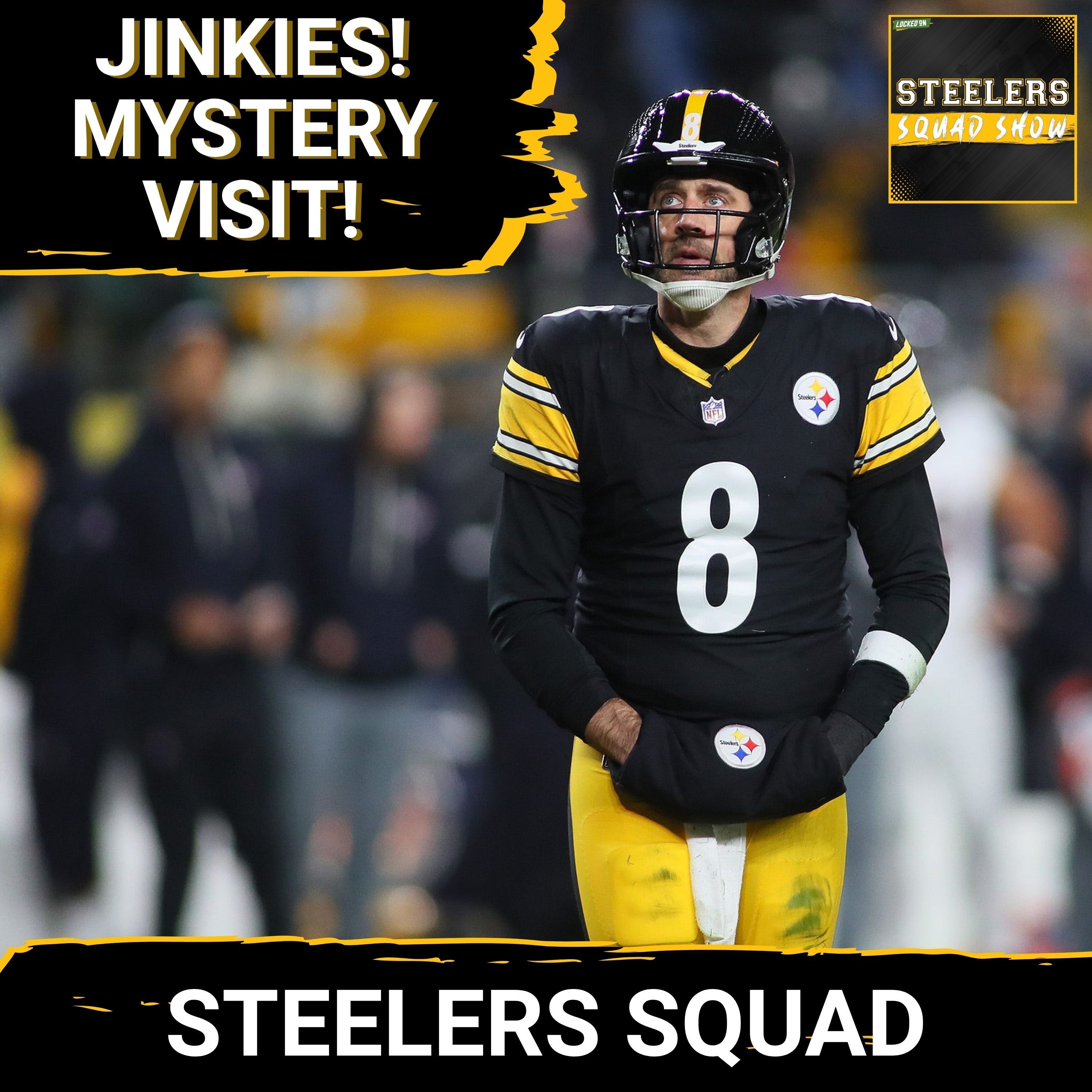 STEELERS SQUAD SHOW: Rodgers Mystery Visit, Paris Game Leak, Boswell Paid + Rookie Minicamp Reaction — Locked On Steelers – Daily Podcast On The Pittsburgh Steelers cover