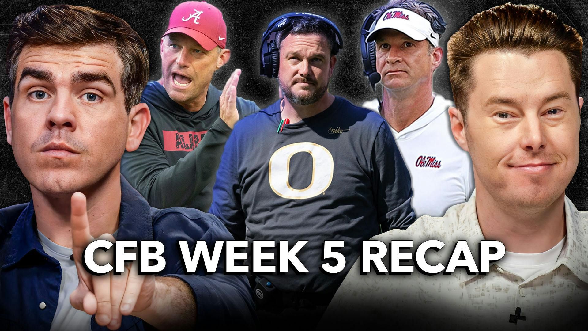 Alabama Upsets Georgia, Oregon Beats Penn State, Ole Miss Takes Down LSU | CFB Week 5 Recap