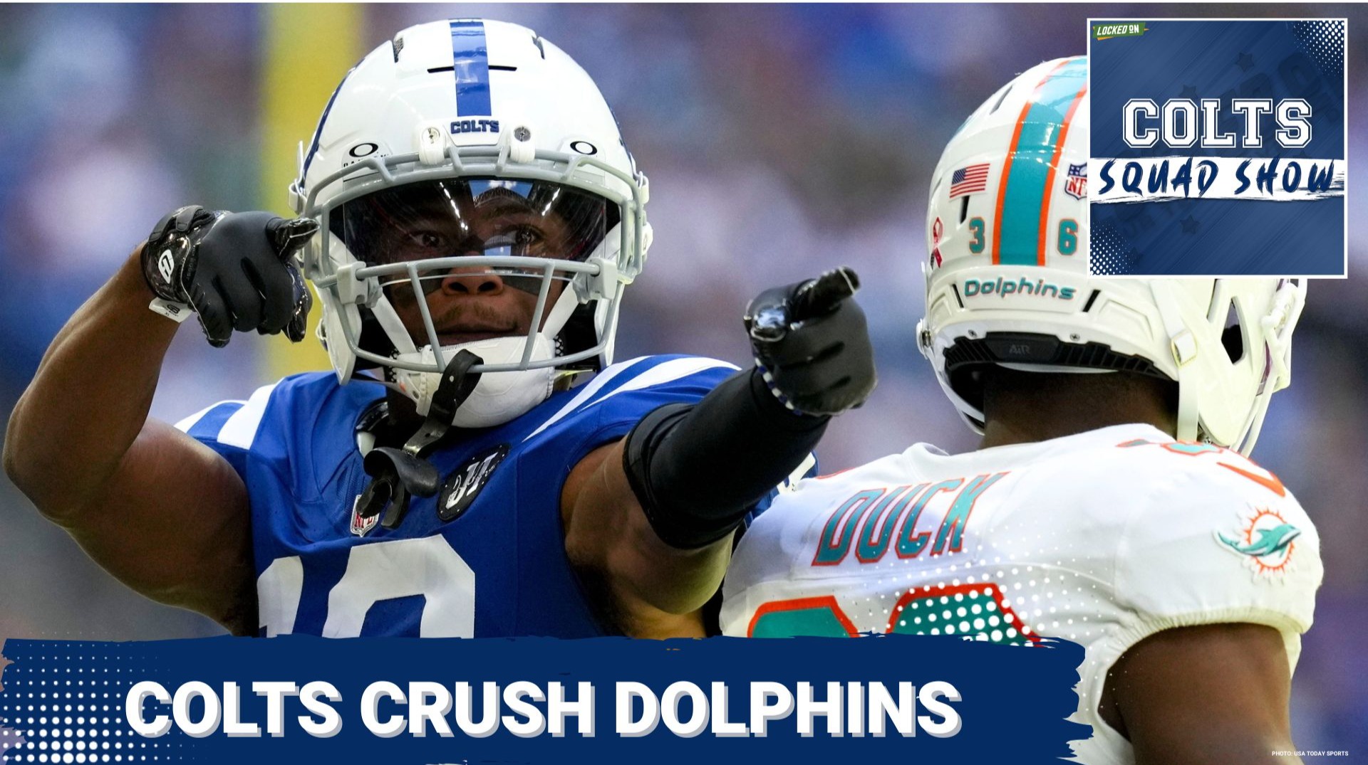 COLTS SQUAD SHOW: Colts CRUSH Dolphins to end season opener winless streak!