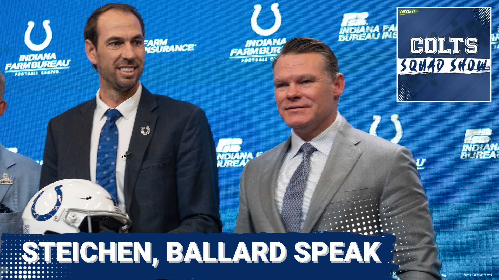 COLTS SQUAD SHOW: Steichen and Ballard SPEAK | Reacting to the Colts head coach & GM at the Combine