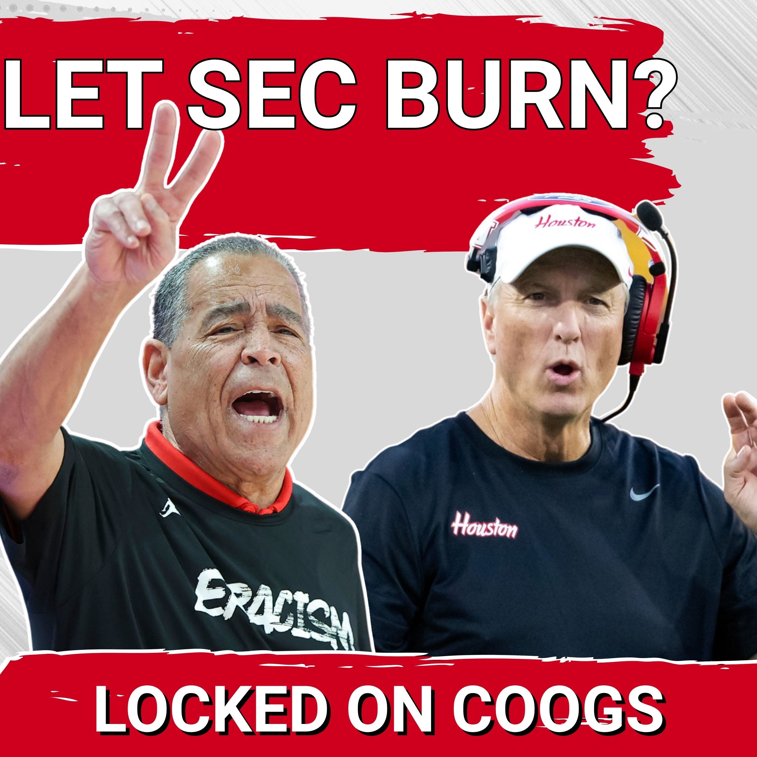 SEC CHAOS! Houston, Fritz, & Sampson WIN as Lane Kiffin IGNITES Fire Between LSU, Texas, Ole Miss — Locked On Coogs - Daily Podcast on Houston Cougars Football and Basketball cover