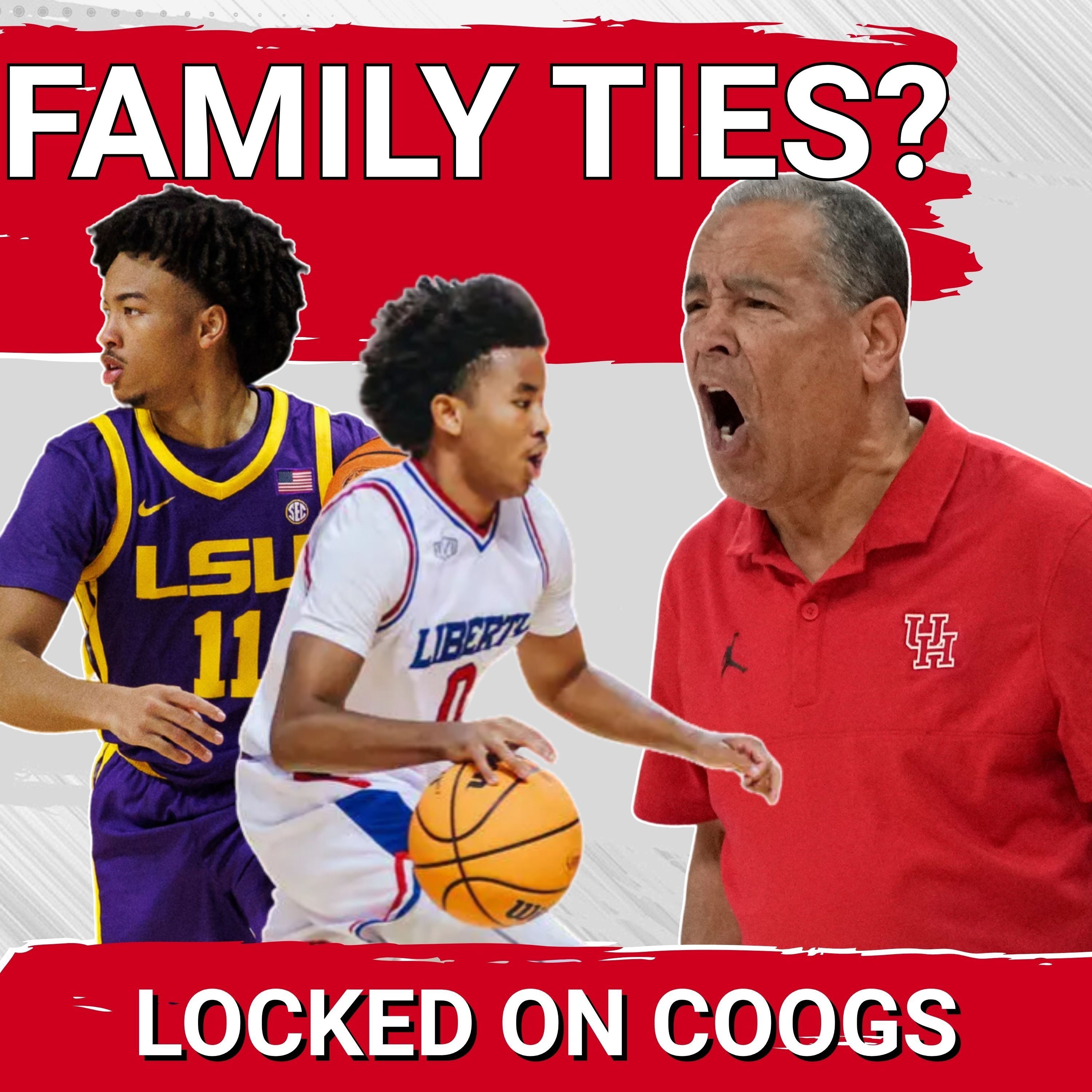 BREAKING: Tyus Thomas REUNITES With Brother Dedan! Big Win Means Sampson STRONG Roster Being Built? — Locked On Coogs - Daily Podcast on Houston Cougars Football and Basketball cover