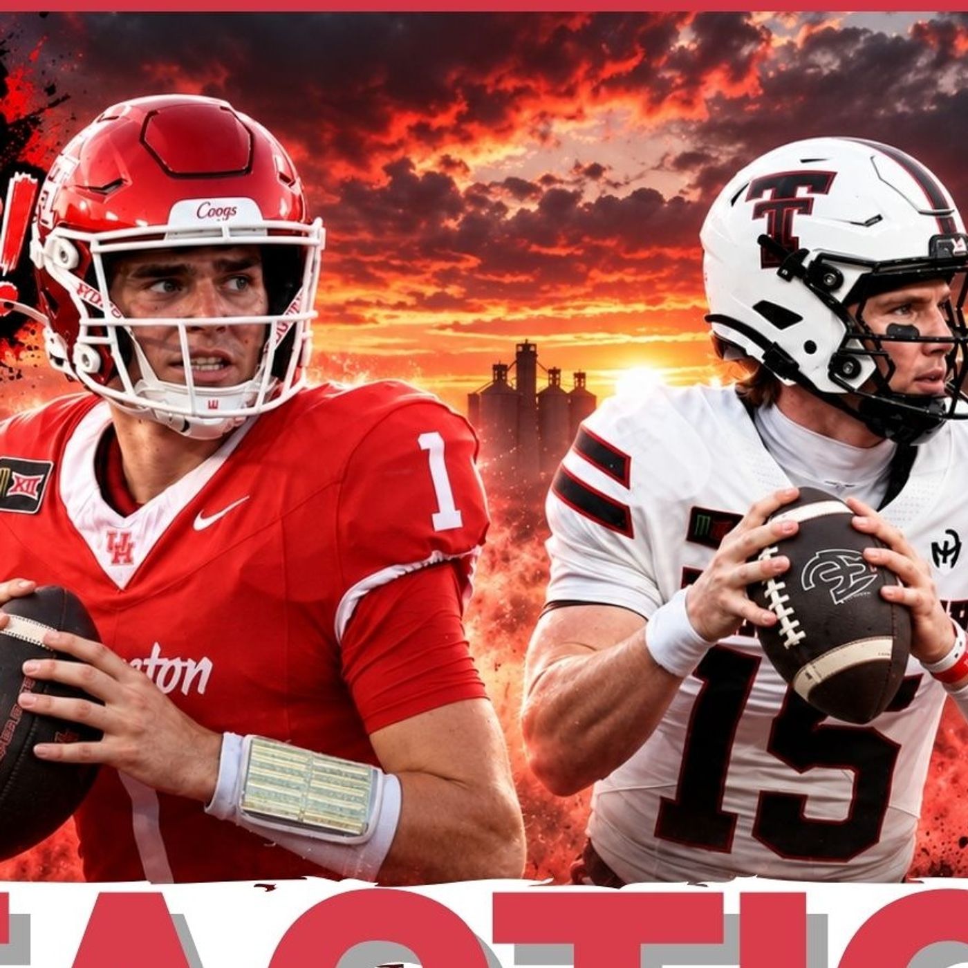 LIVE  REACTION POSTGAME: Was he SHORT? 12  #22 Houston Falls vs #13 Texas Tech, WILD Ending