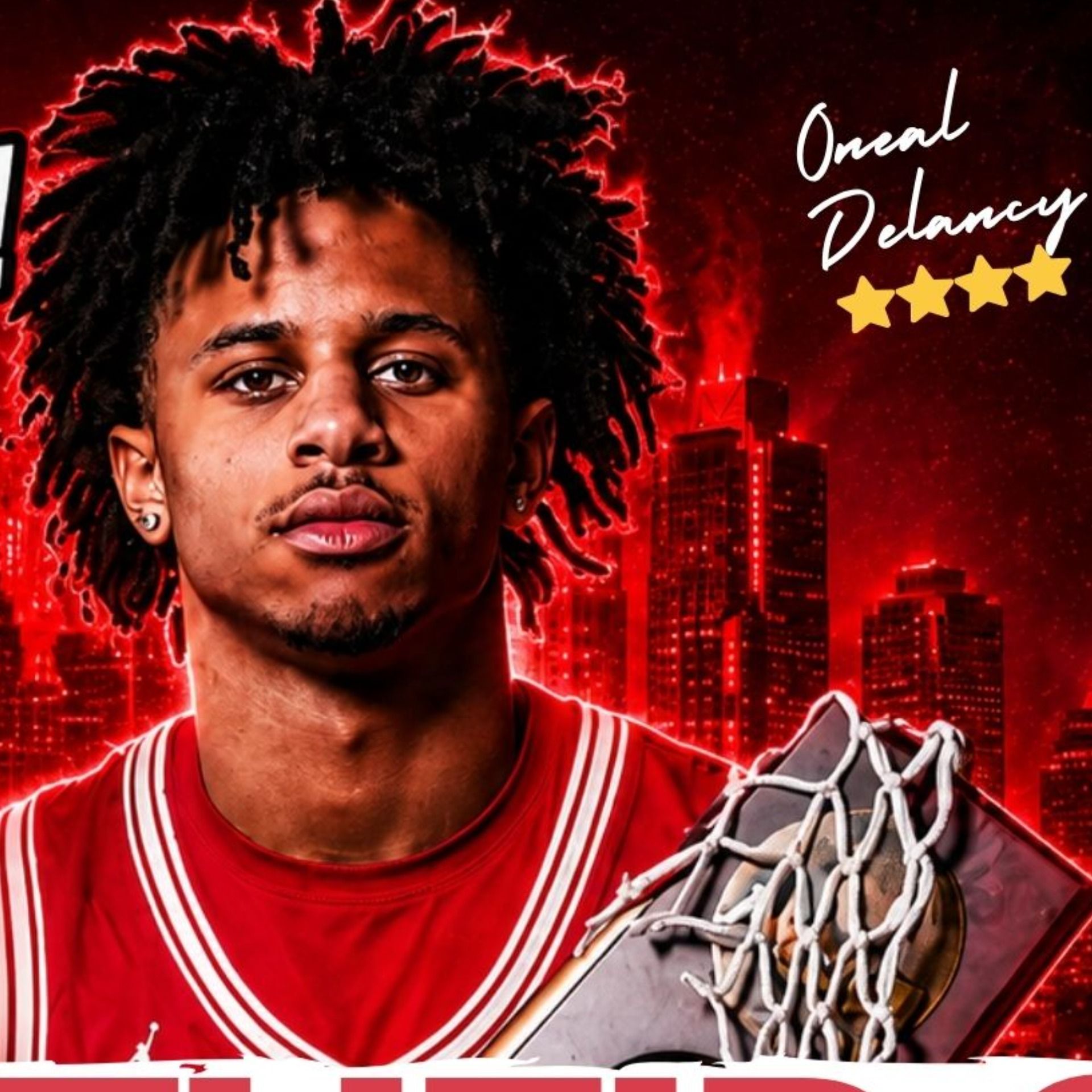 BREAKING: Houston LANDS 4-Star Peach Jam Champion Oneal Delancy! 2027 Guard is PERFECT Sampson Fit episode artwork