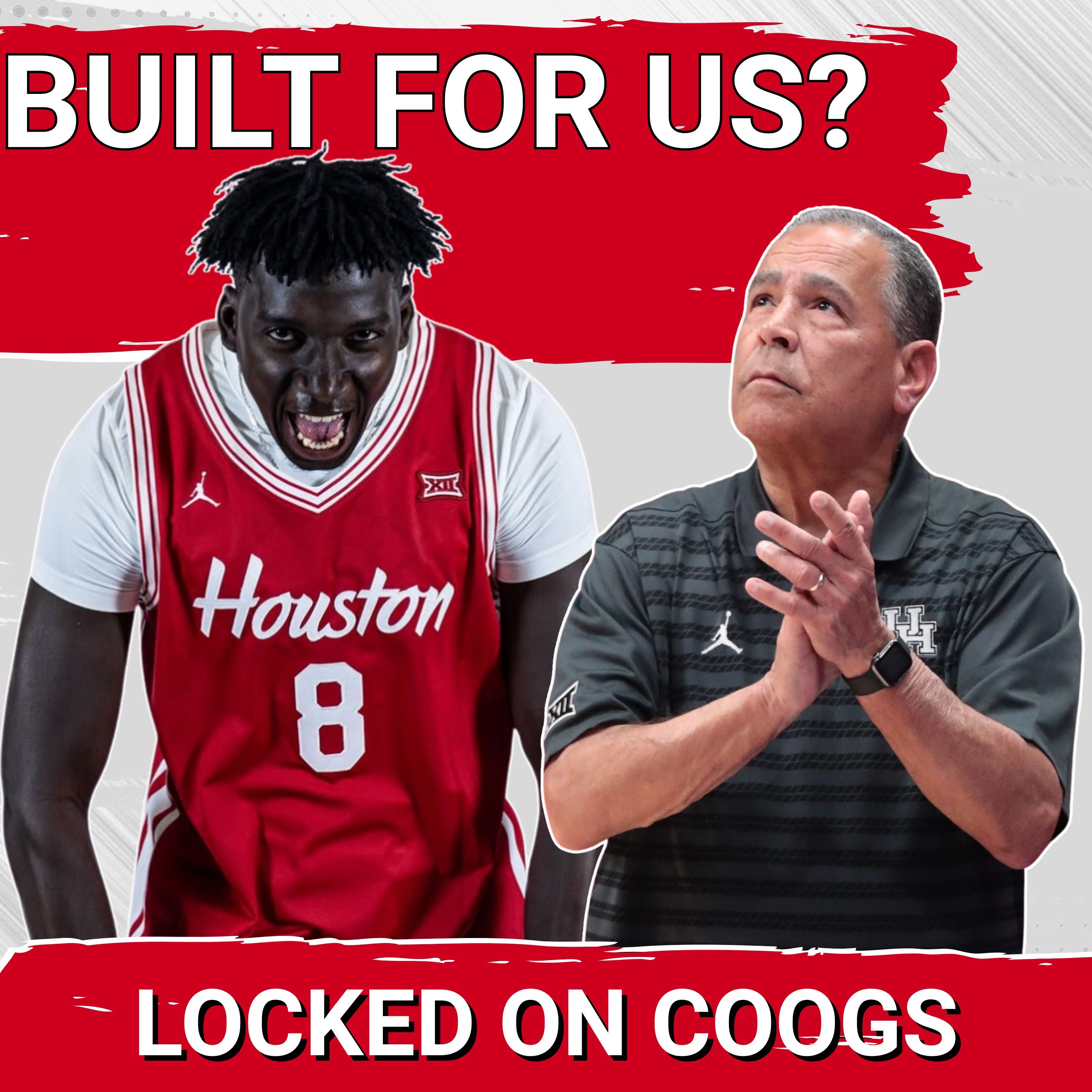 BORN FOR COOGS? Sampson ADDS Djafar Silimana to BOLSTER 26 Class! NEW LOOK Cougars Starting to Form? — Locked On Coogs - Daily Podcast on Houston Cougars Football and Basketball cover