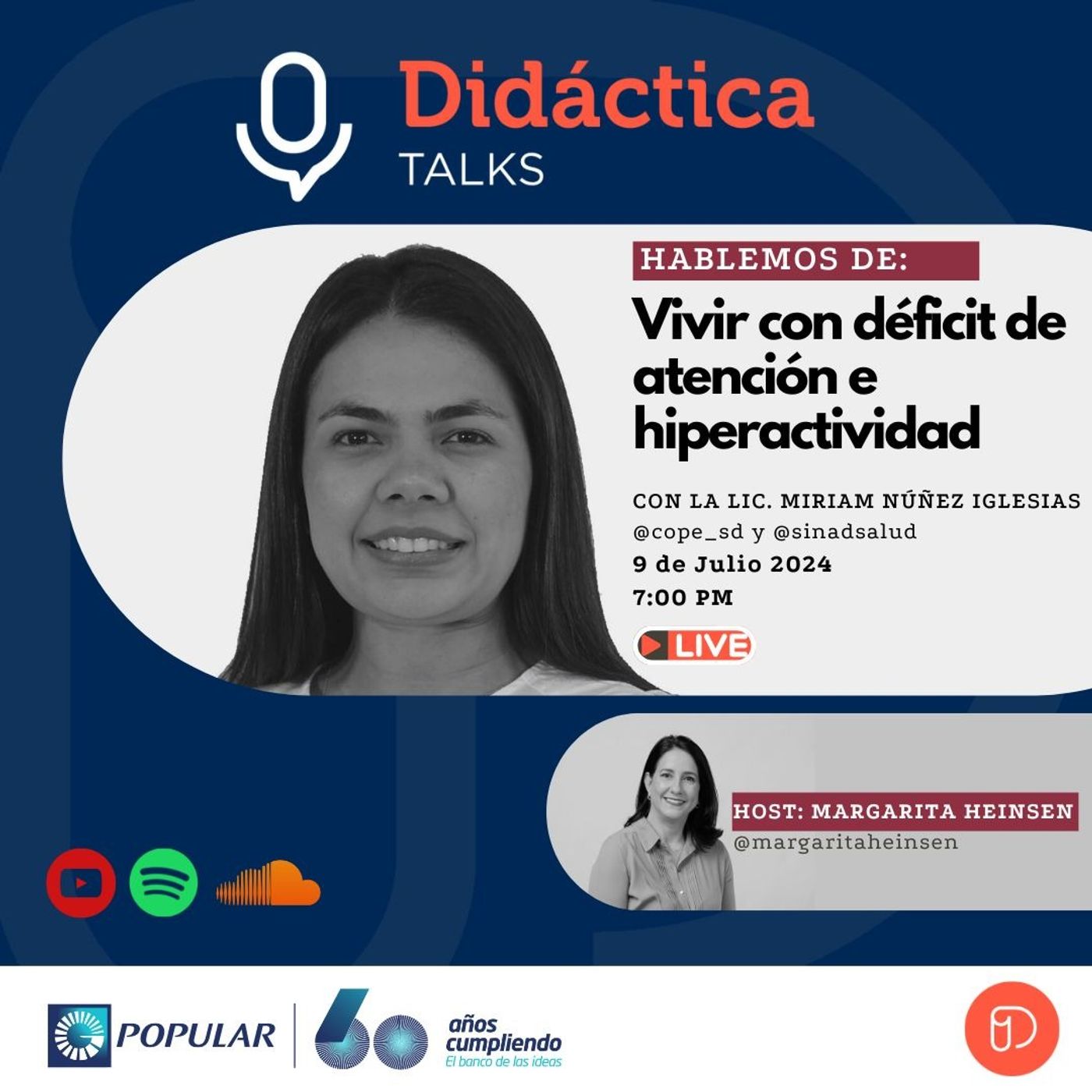Vivir con déficit de atención e hiperactividad - Miriam Núñez episode artwork