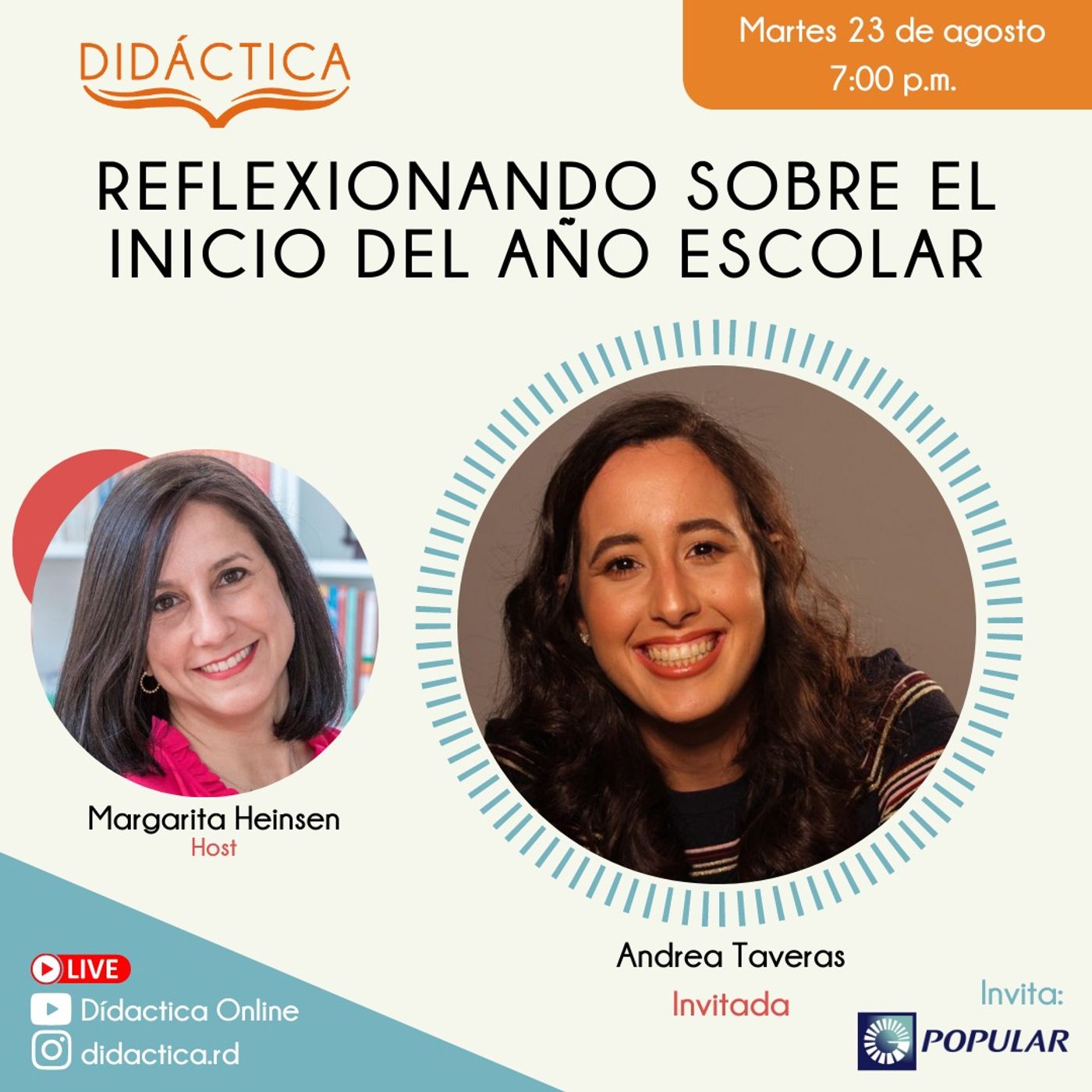 Reflexionando sobre el inicio del año escolar - Andrea Taveras episode artwork