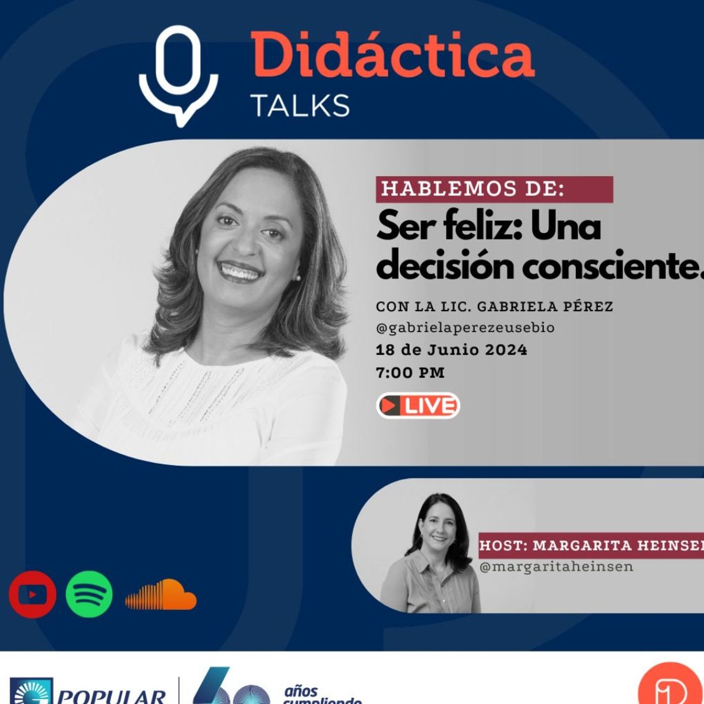 Ser feliz: una decisión consciente - Gabriela Pérez episode artwork