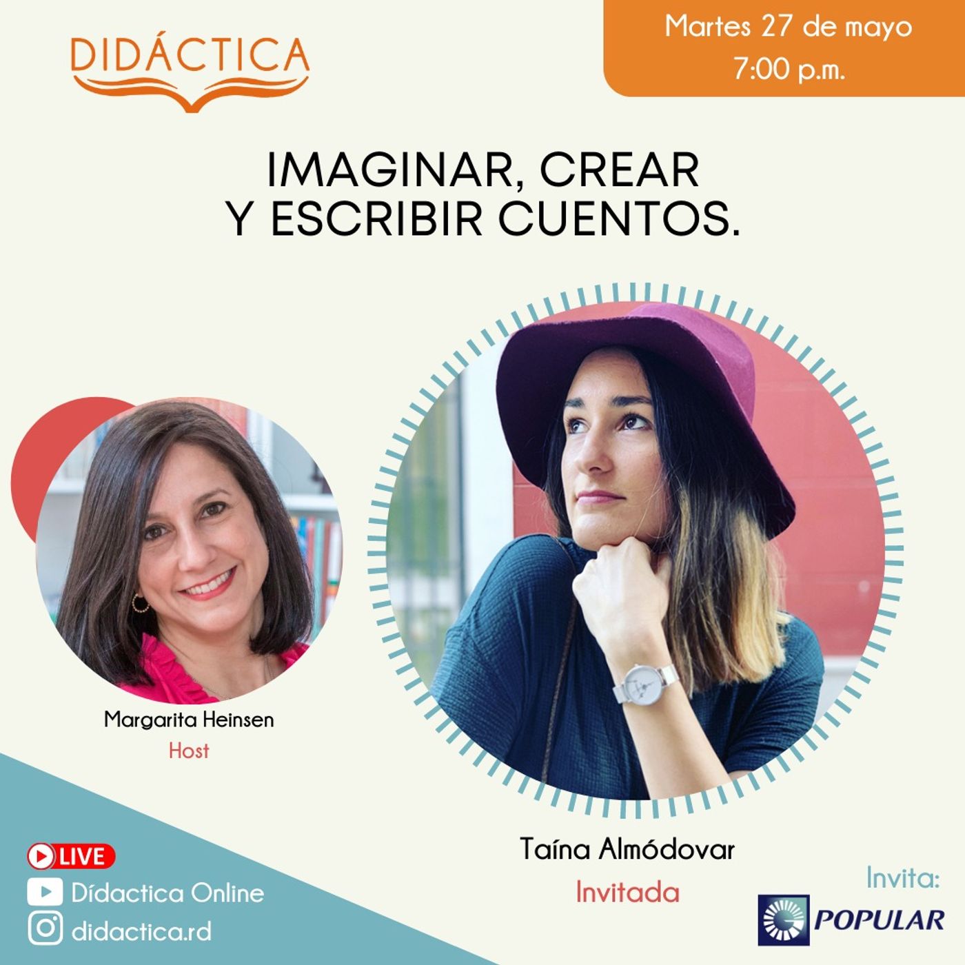 Imaginar, crear y escribir cuentos - Taina loves to draw episode artwork