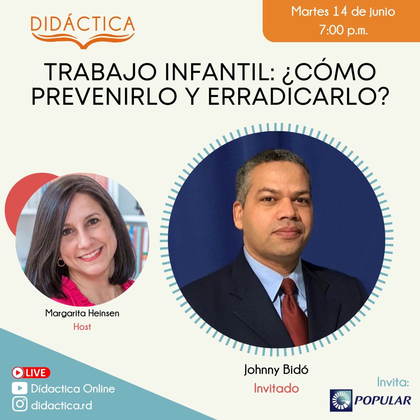 Trabajo infantil: ¿cómo prevenirlo y erradicarlo? - Johnny Bidó episode artwork