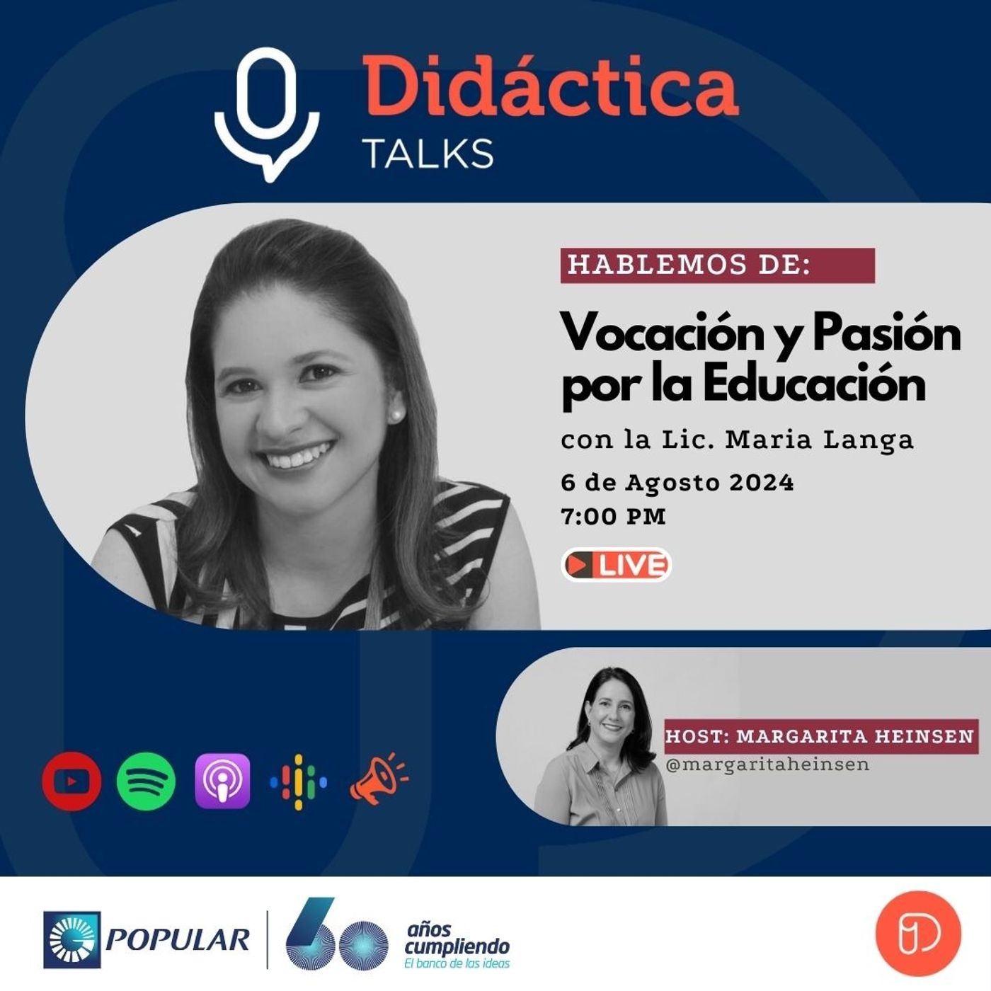 Vocación y pasión por la educación - María Fernanda Langa episode artwork