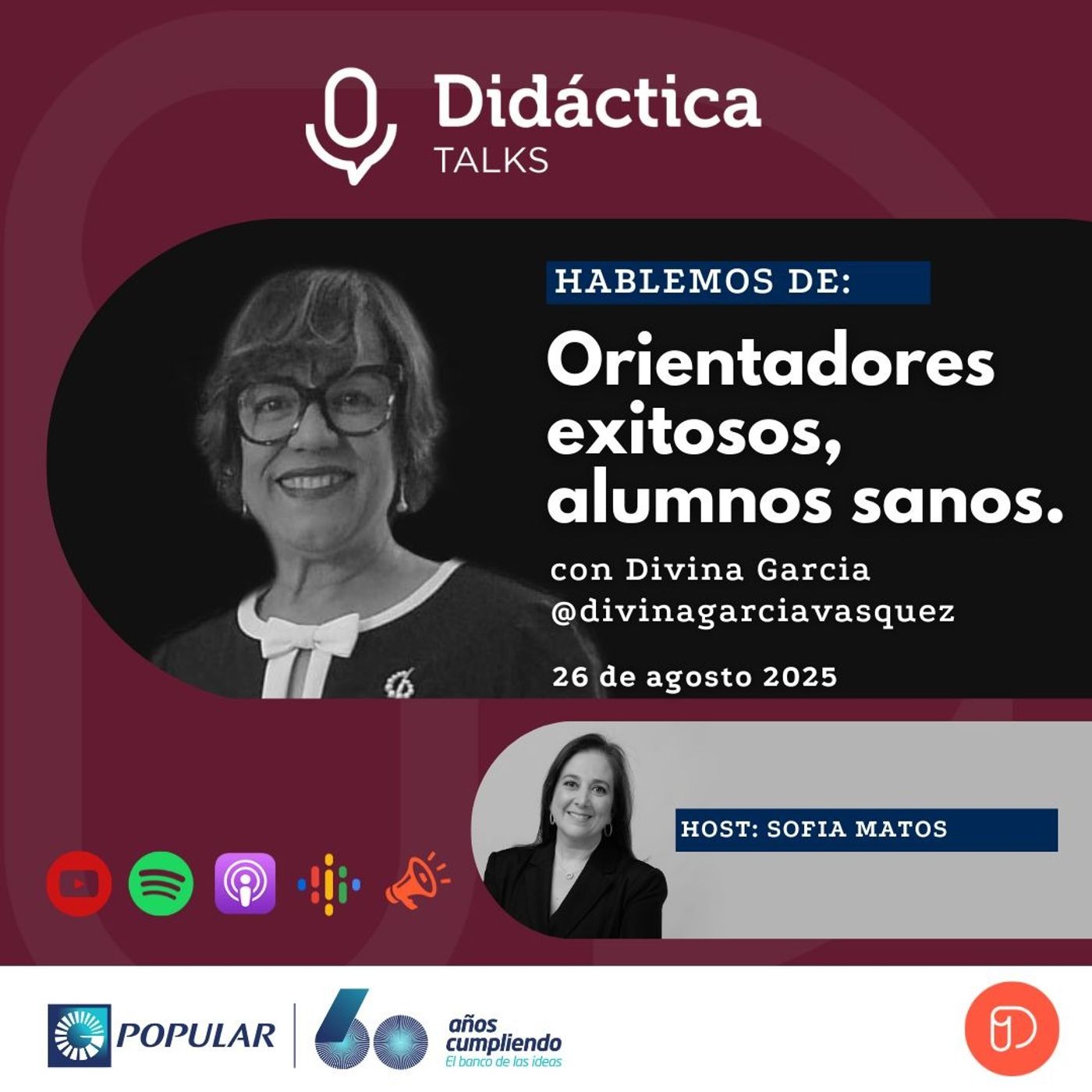 Orientadores exitosos, alumnos sanos – Divina Garcia