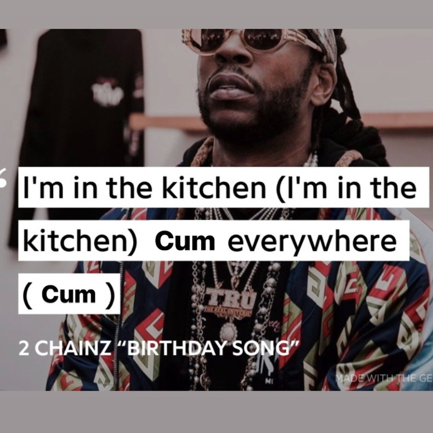 I'm in the kitchen, Cum everywhere