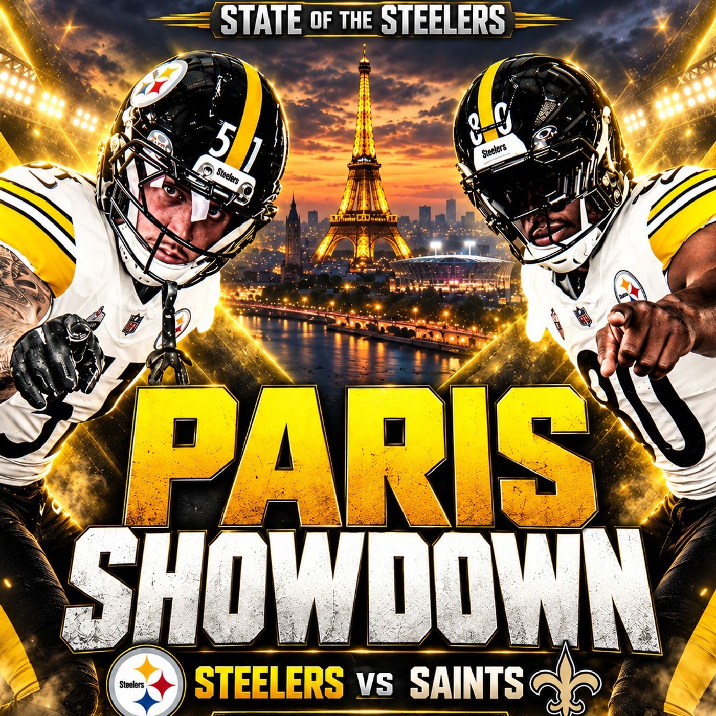 State of the Steelers: PARIS SHOWDOWN! Steelers vs Saints | New Uniforms & Game Preview
